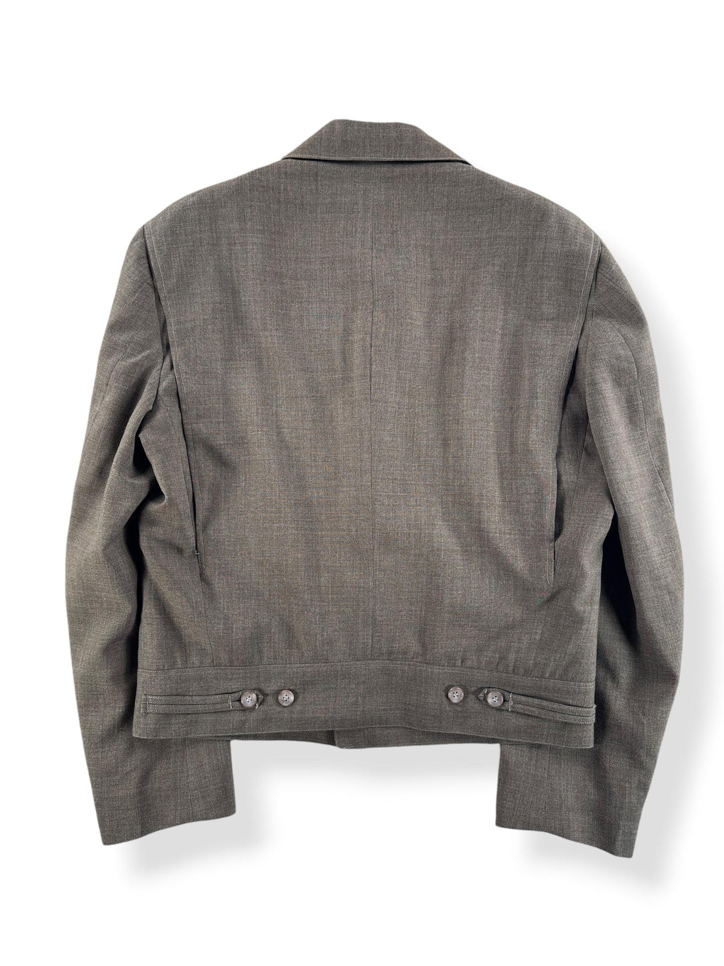 Back of Vintage Ike Style Simon's Hunting Jacket SZ M - AS IS