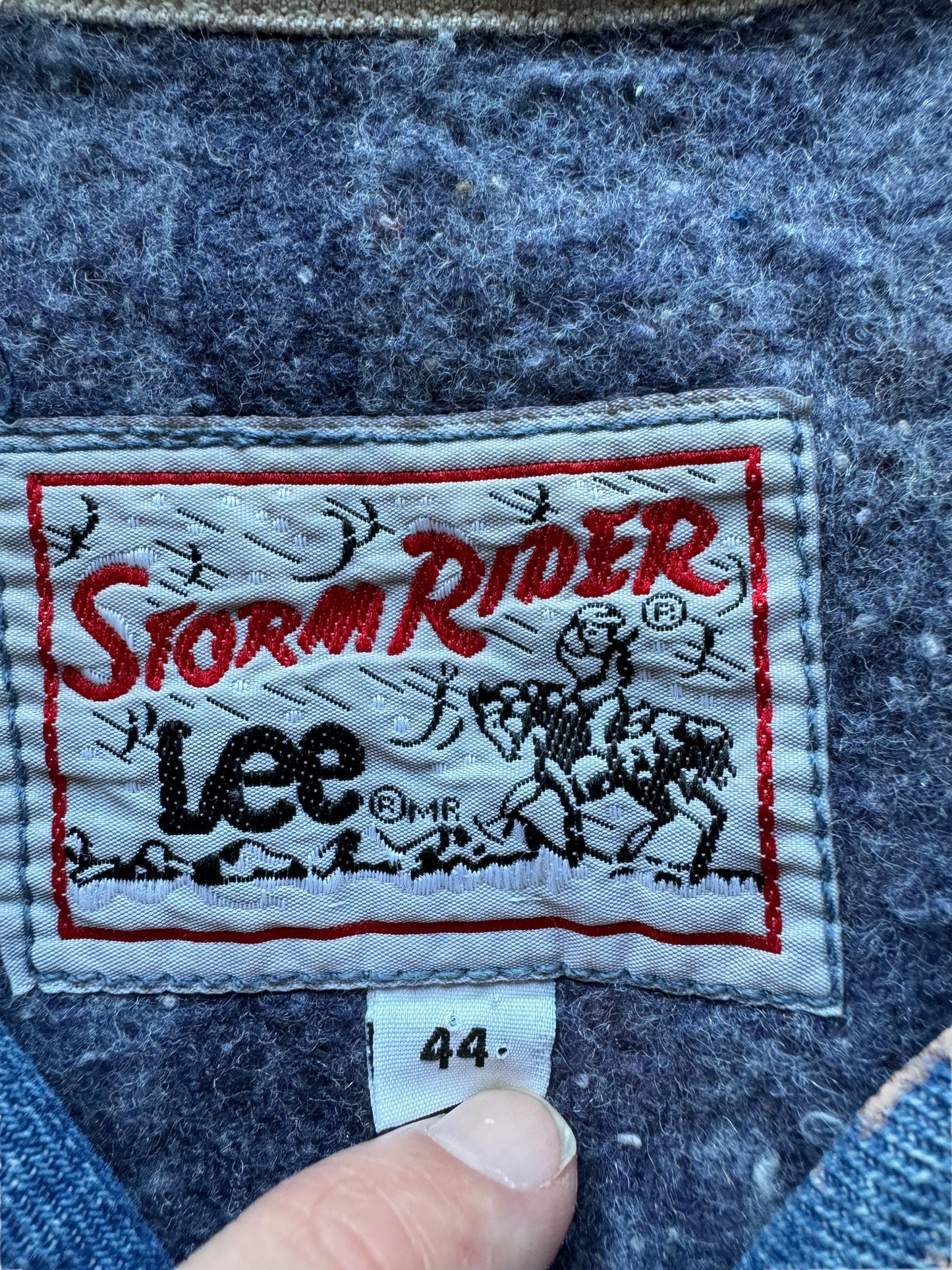 Tag of Vintage Repro Lee Storm Rider SZ 44