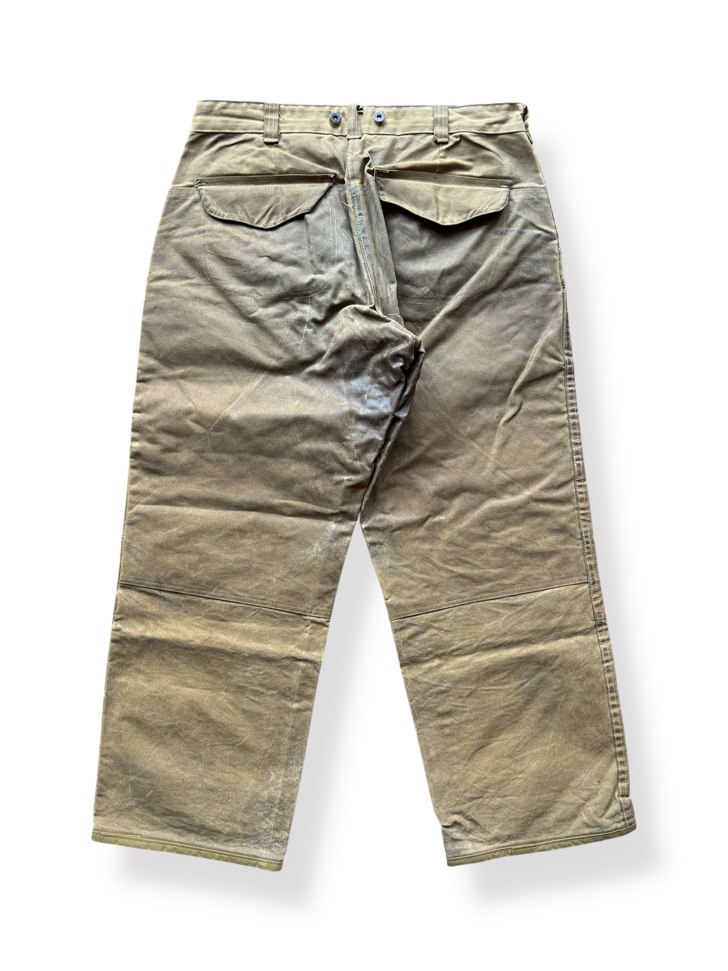 Back of Vintage Filson Double Tin Pants W36