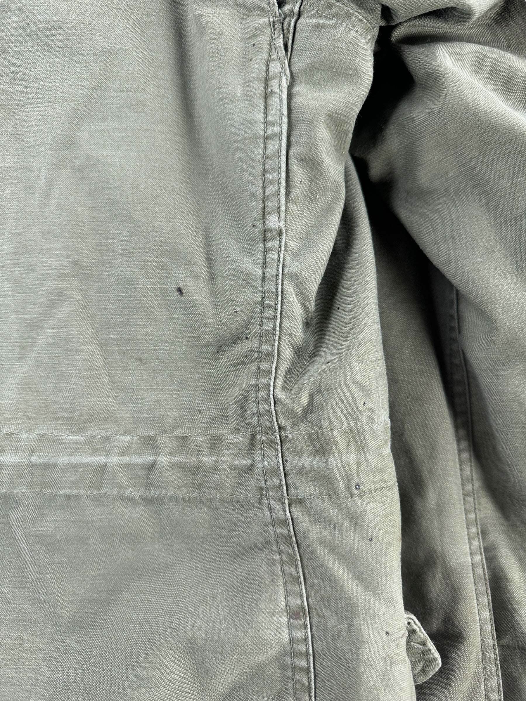 Stains on Vintage Seabees M65 Field Jacket SZ M AS IS