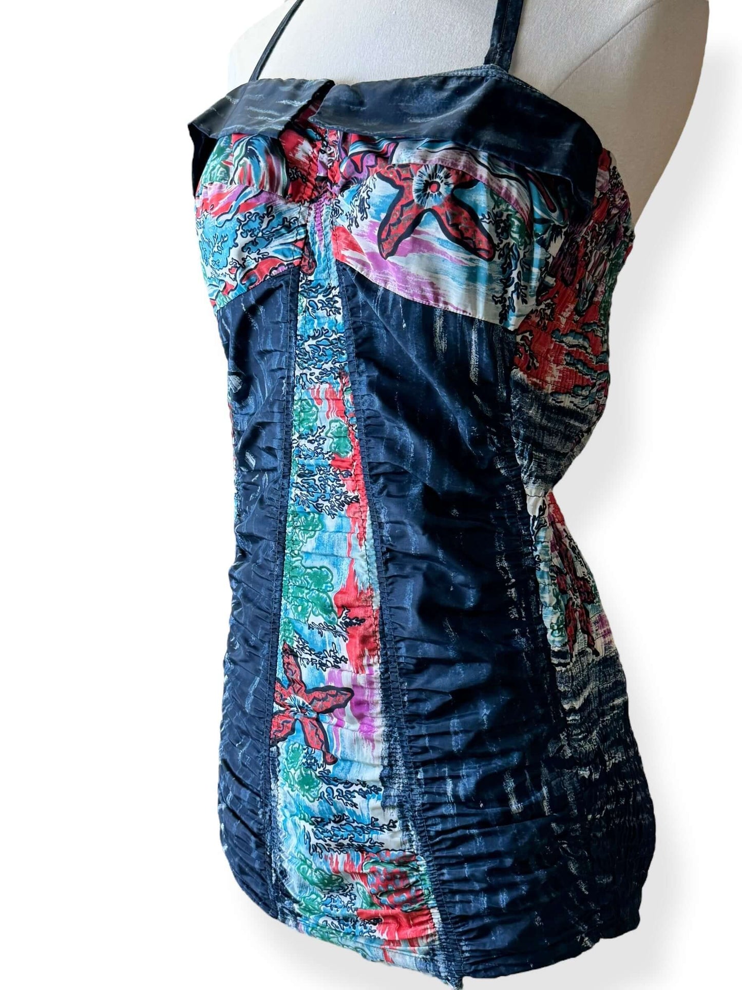 Side view of 1960s Miss Hawaii Playsuit M-L