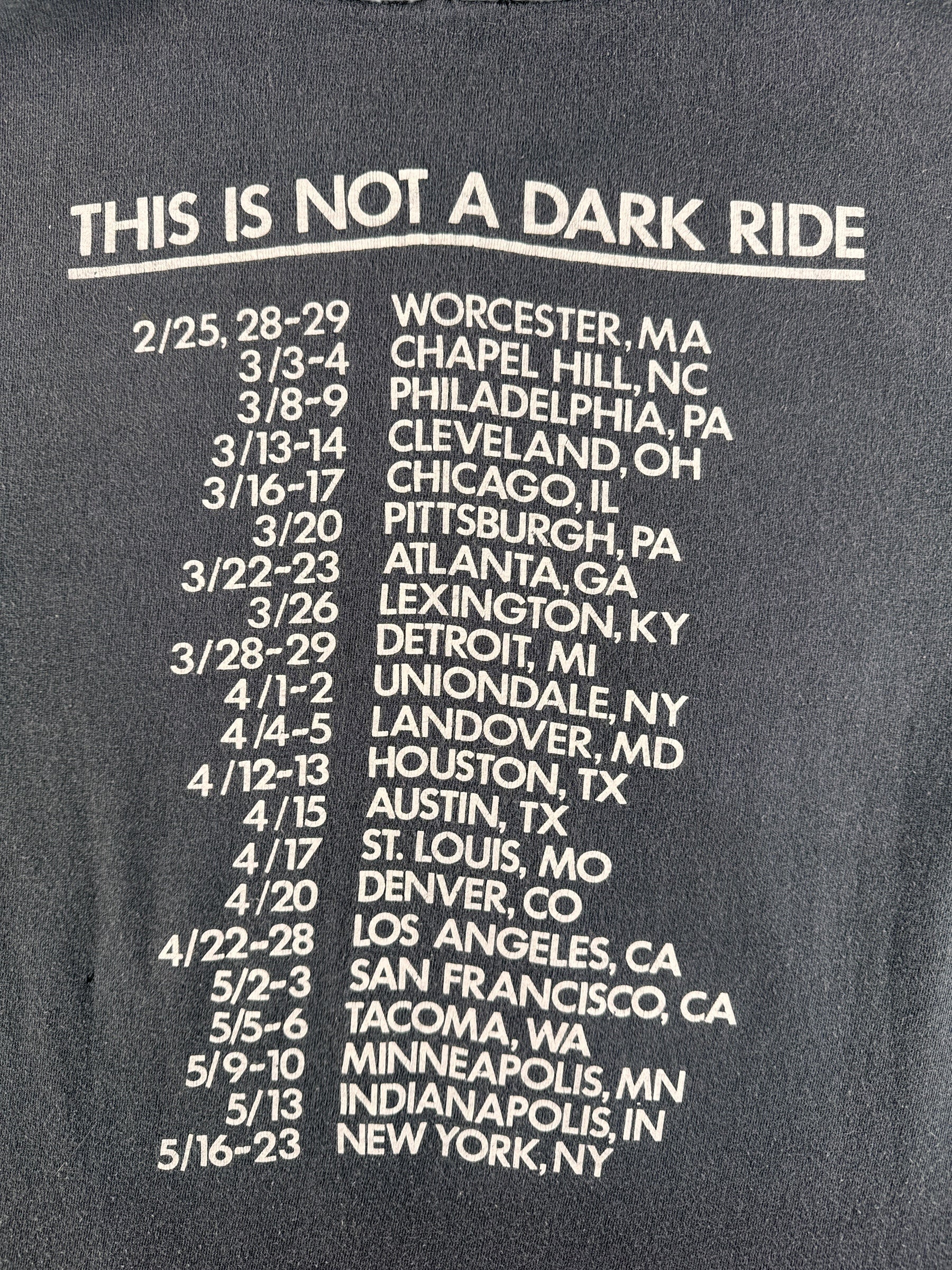 Back Graphic on 88 Springsteen Tour Tee SZ M
