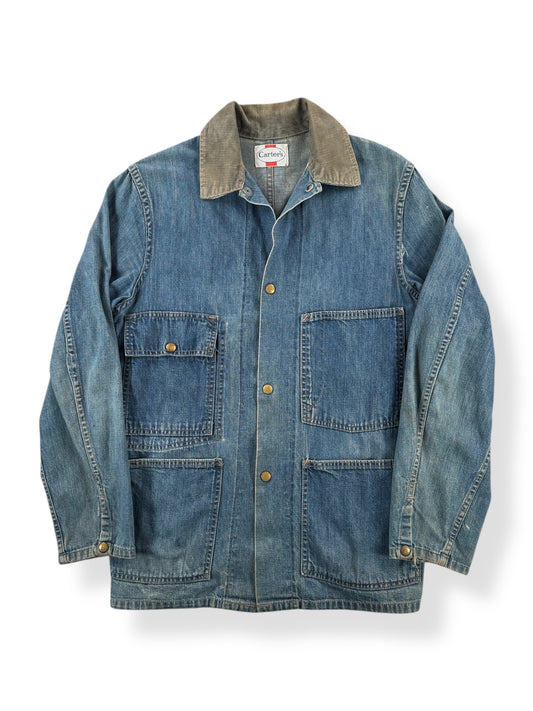 Front of Vintage Carters Union Made Selvedge Chore Coat SZ M