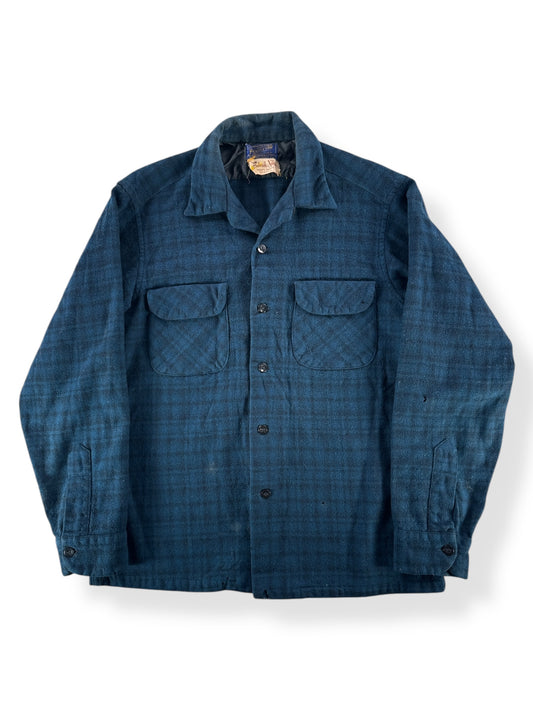 Front of Vintage Frederick & Nelson Pendleton Thrashed Board Shirt SZ M AS IS