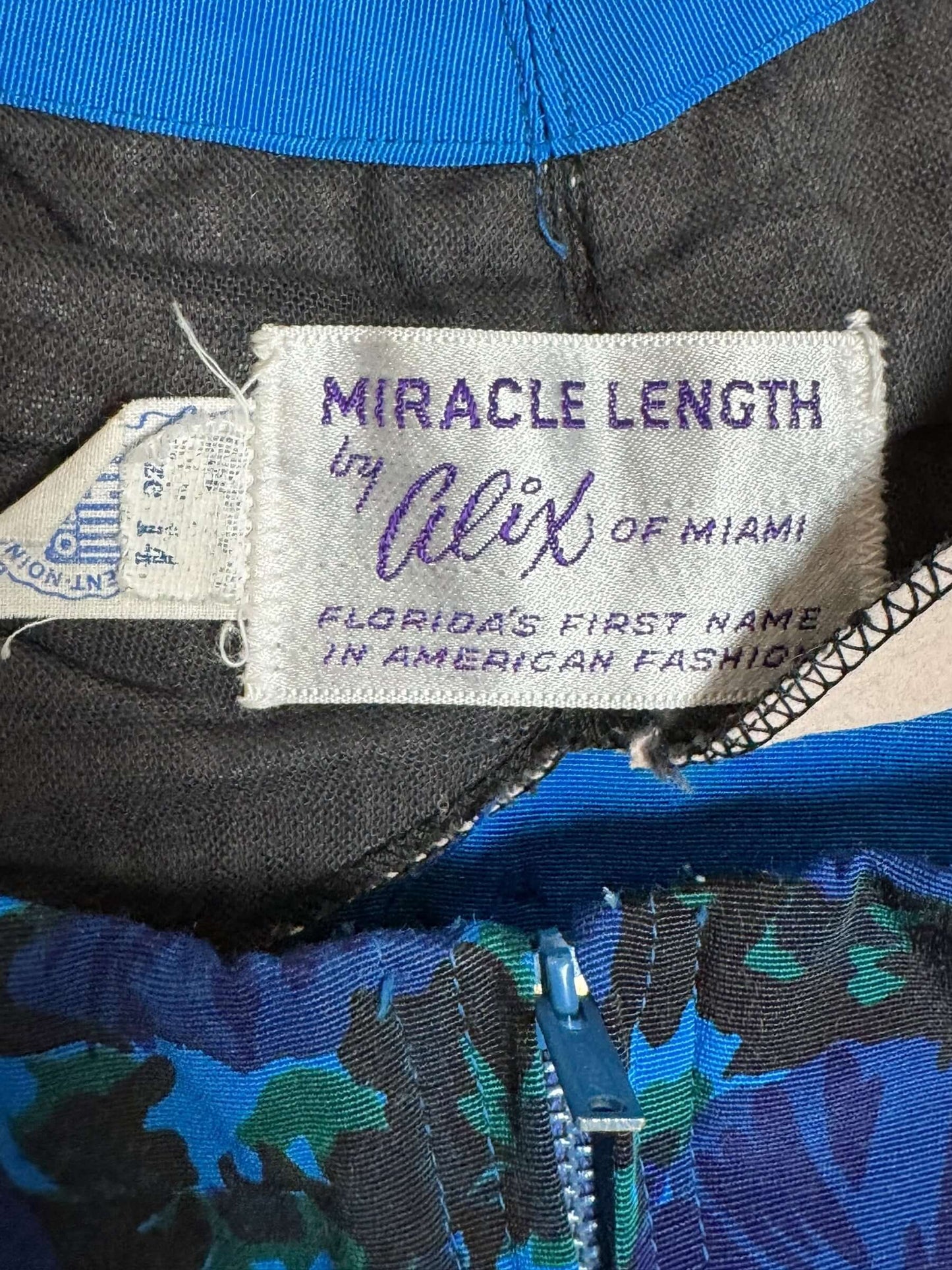 Tag 1950s Miracle Length by Alix Bathing Suit L