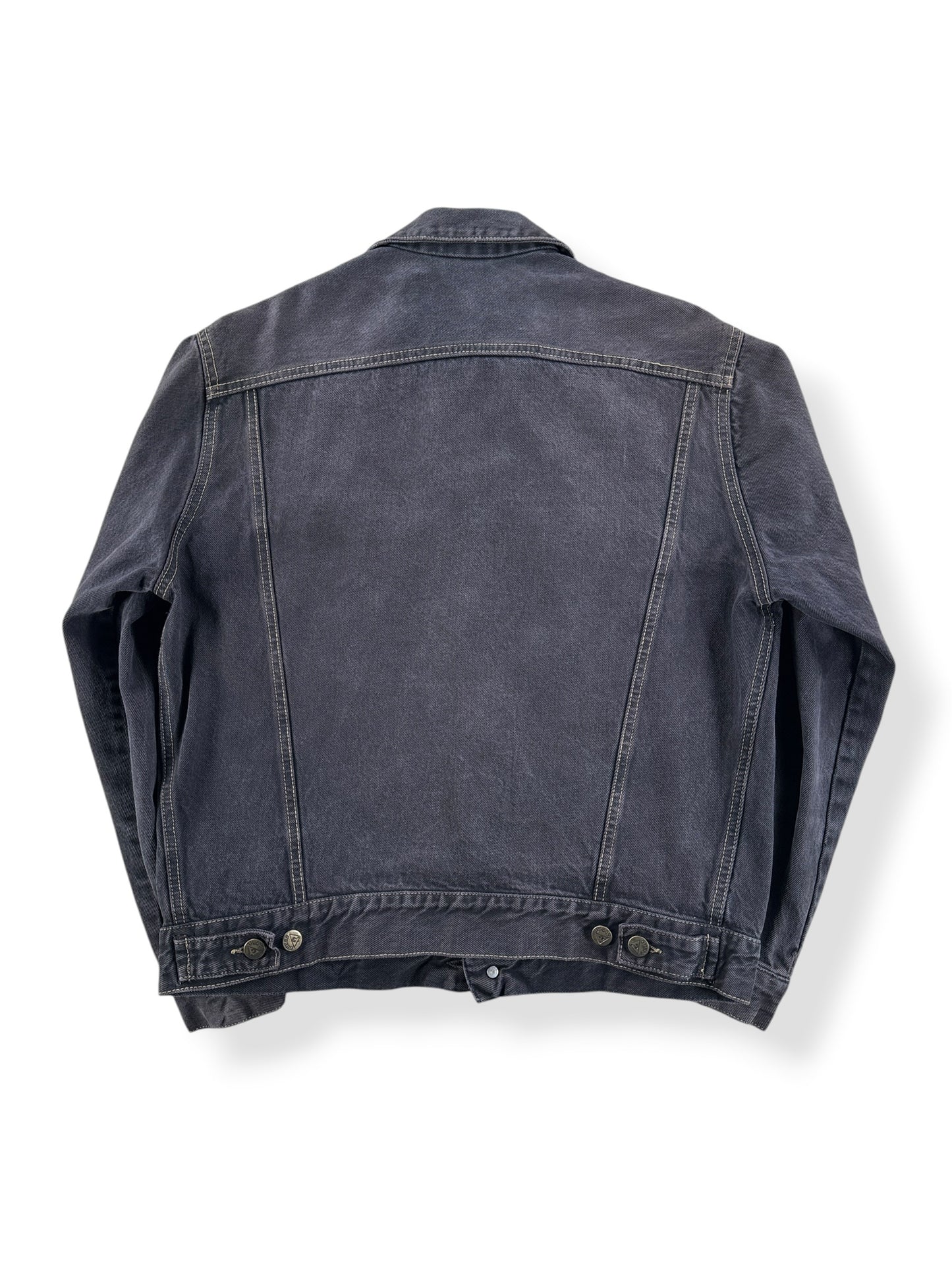 Back of Vintage Guess Black Denim Jacket SZ M