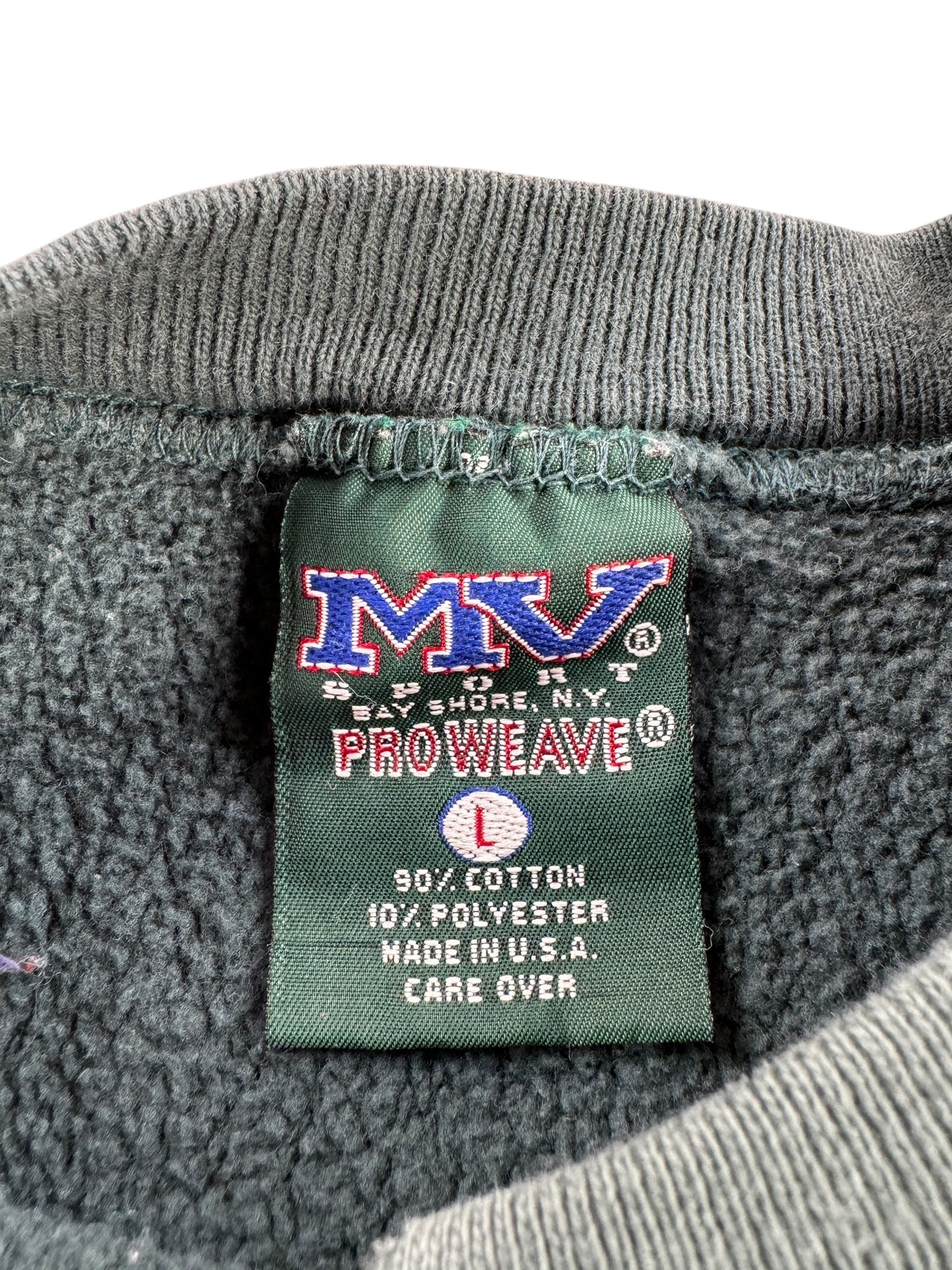 Tag on Vintage Washington DC MV Proweave Crewneck SZ L