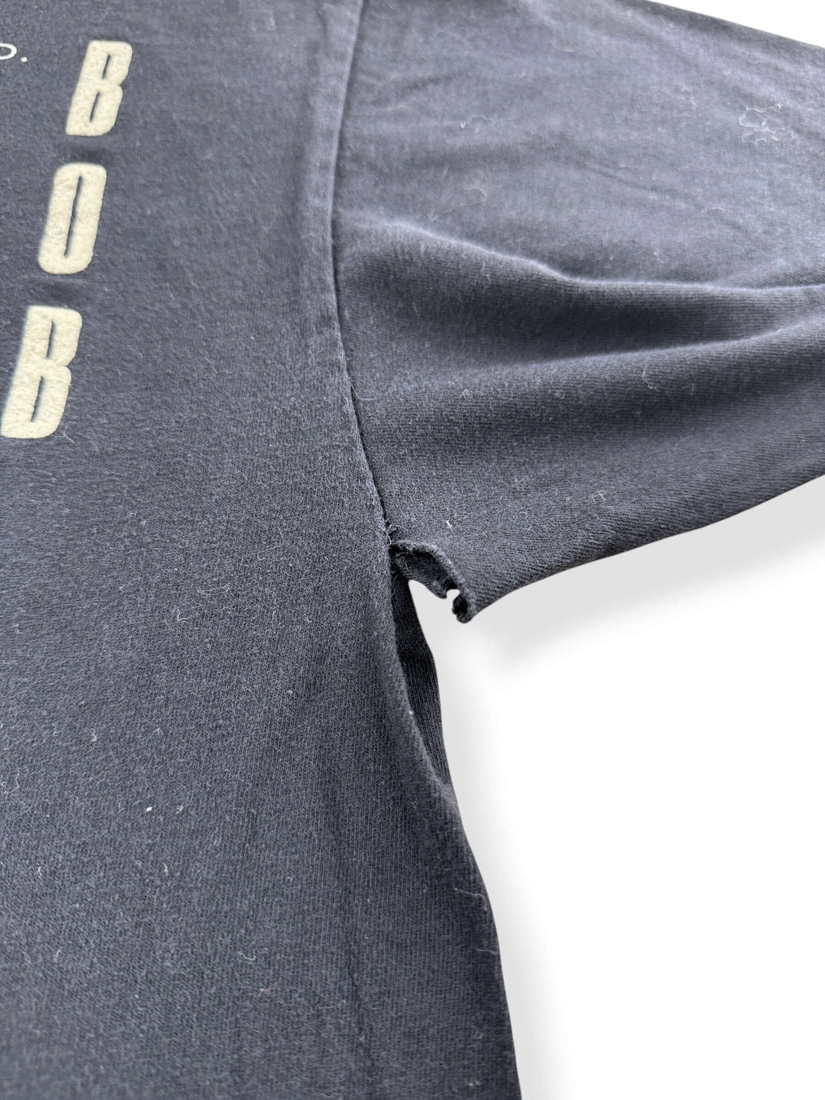 Armpit hole on Vintage Bob Dylan Paul Simon 1999 Tour Tee SZ L