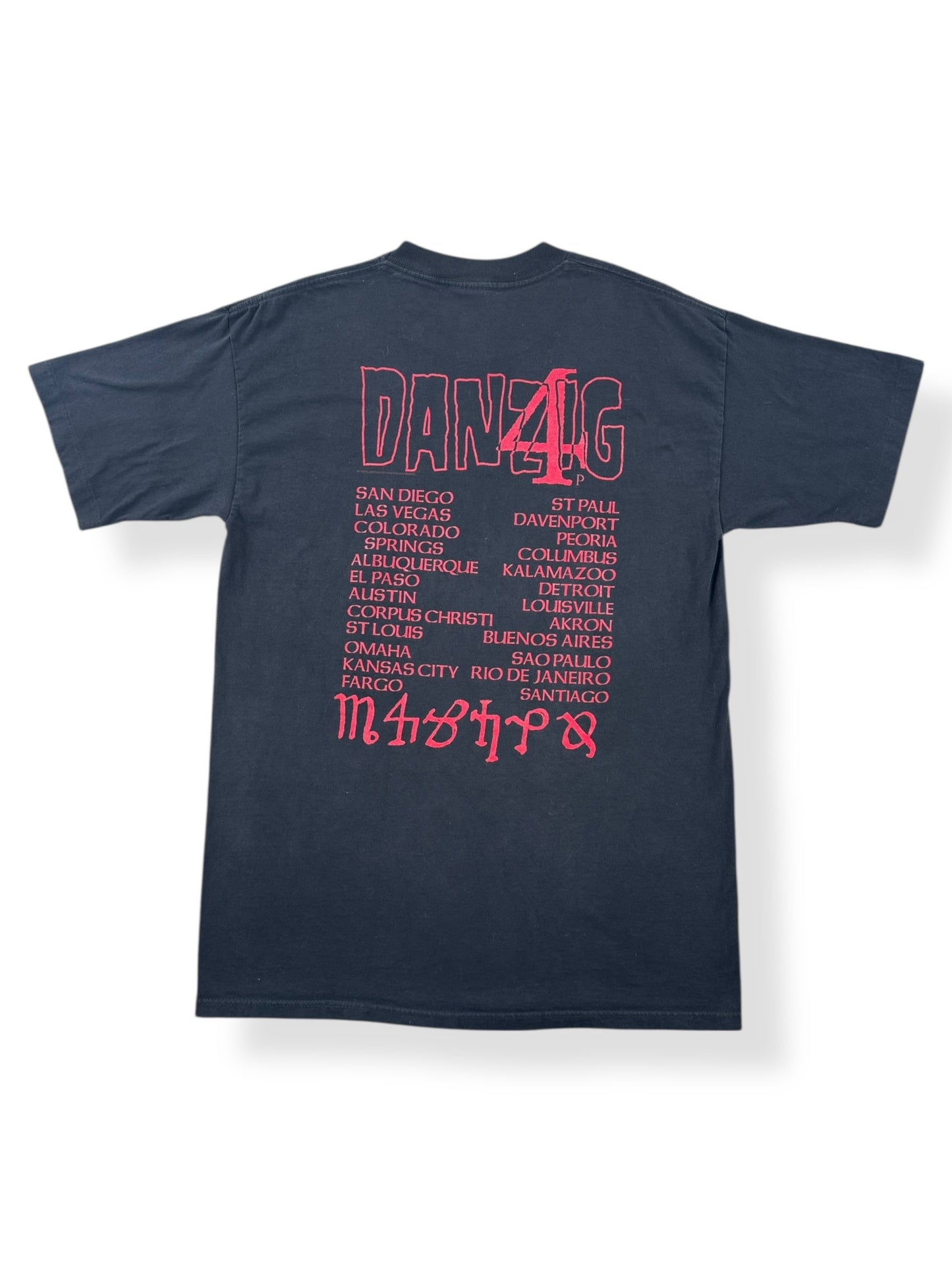 Back of Vintage 1994 Danzig Little Whip Tee SZ M