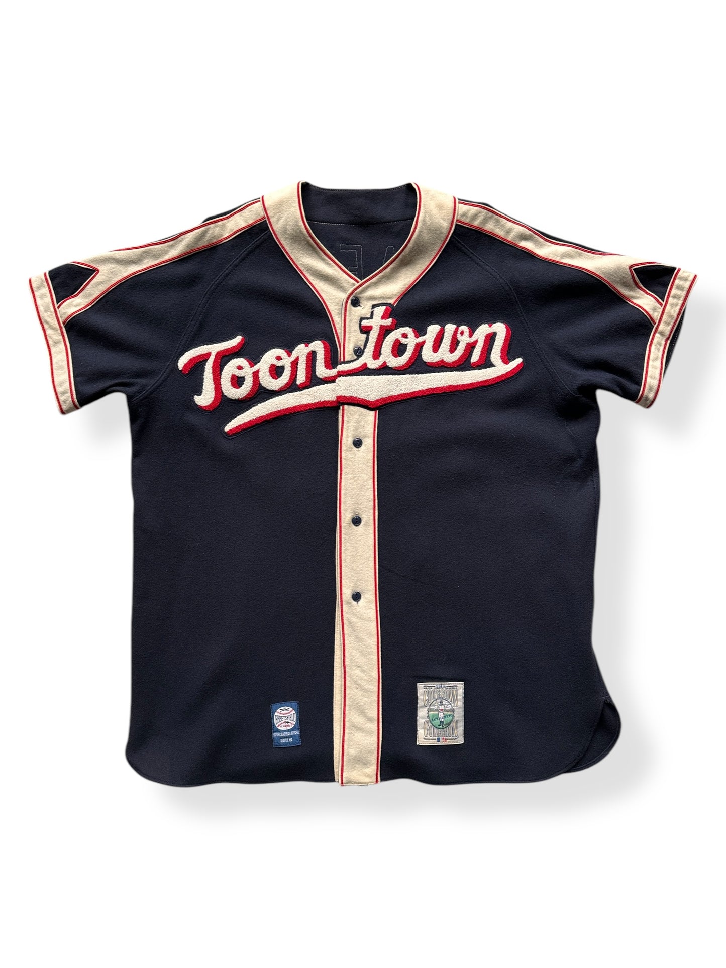 Front of Ebbets Field X Toon Town Wool Jersey SZ XXL