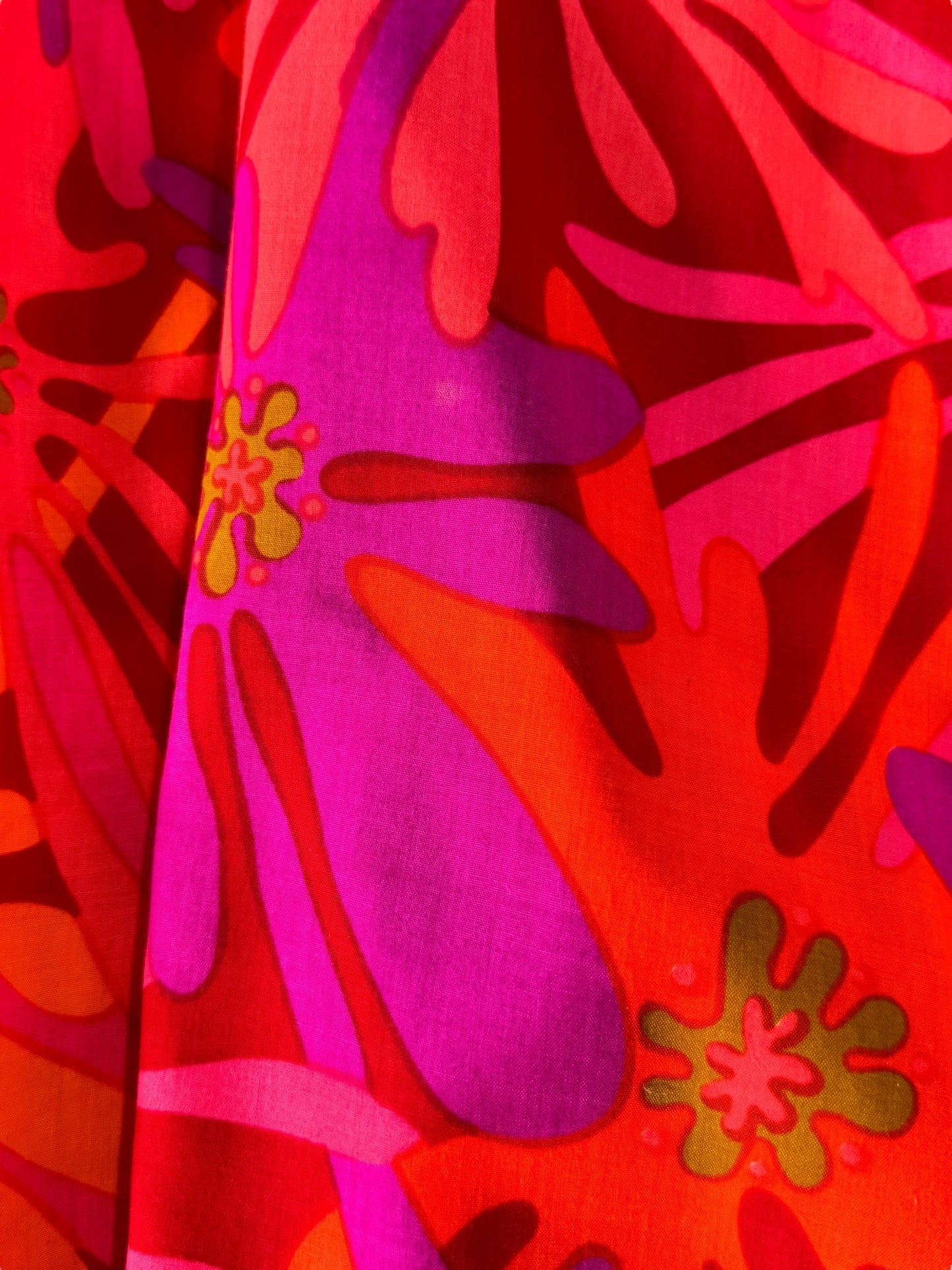 Fain spot 1960s Waltah Clark's Aloha Palazzo Pantsuit S