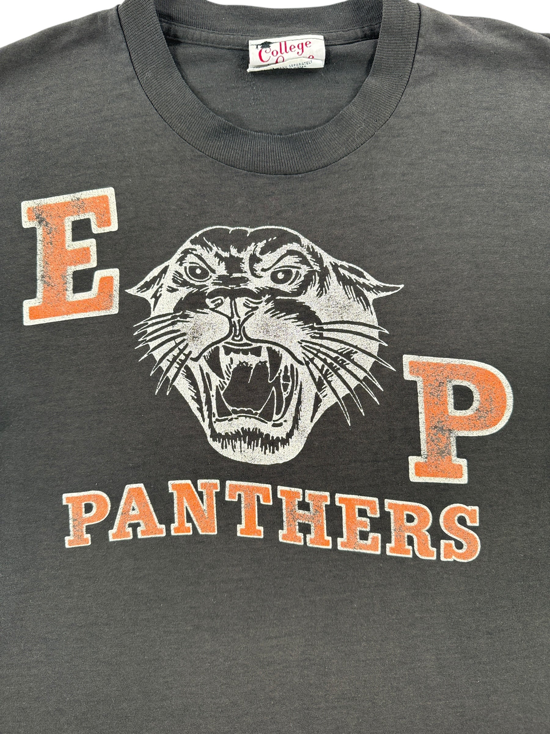 Front Graphic of Vintage EP Panthers Tee SZ L