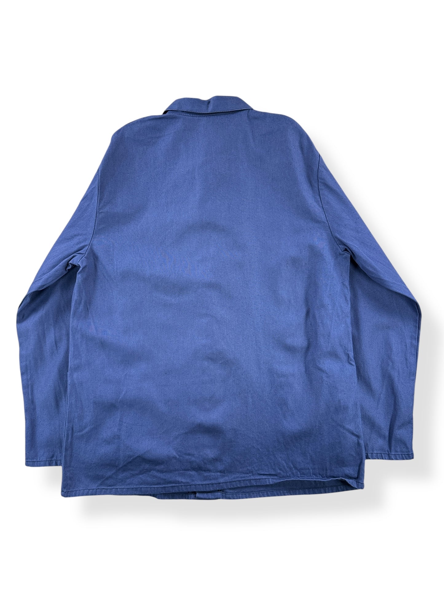 Back of Vintage French Chore Coat SZ L