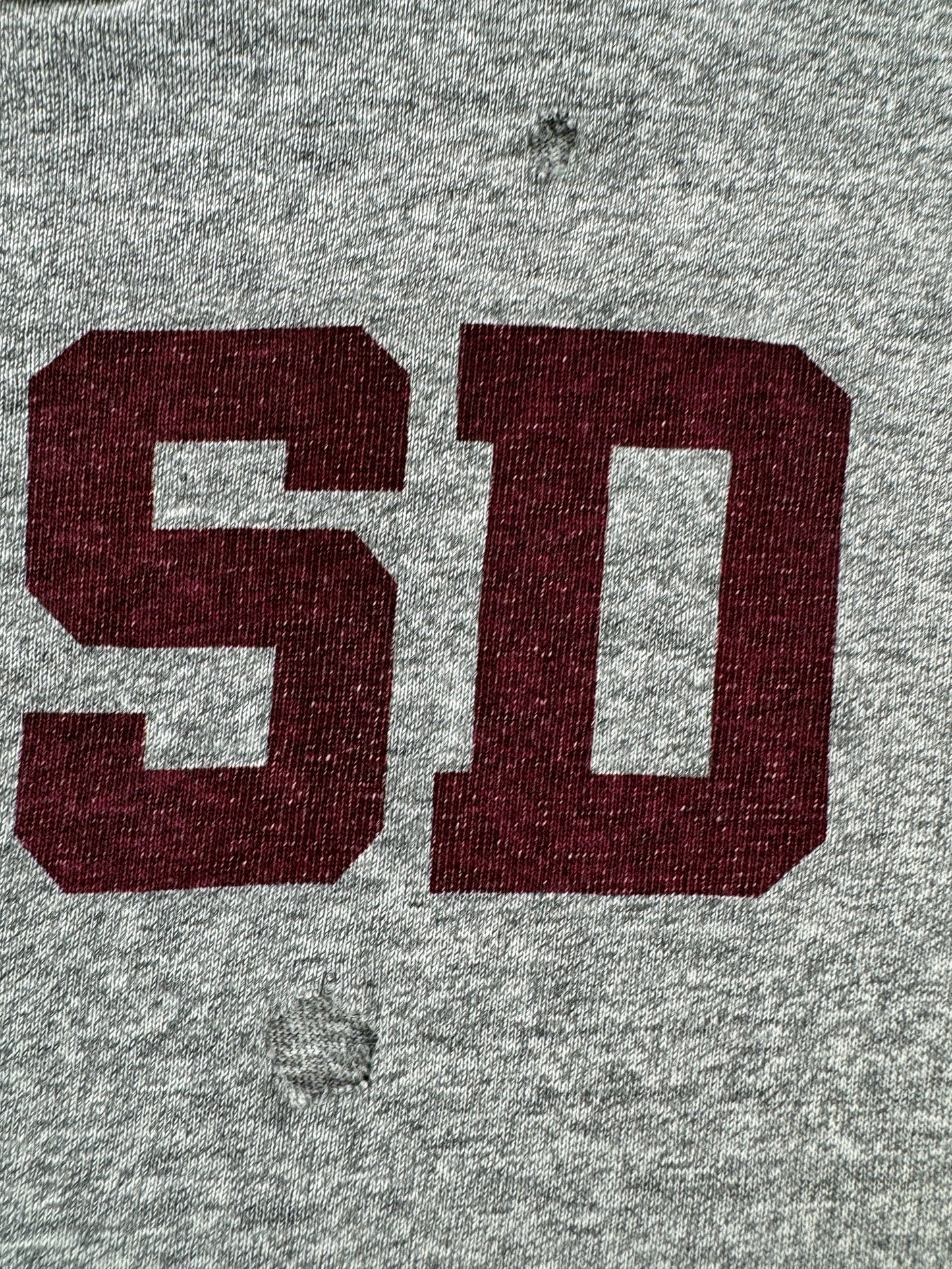 Holes on Vintage Champion RISD Ripper Tee SZ M