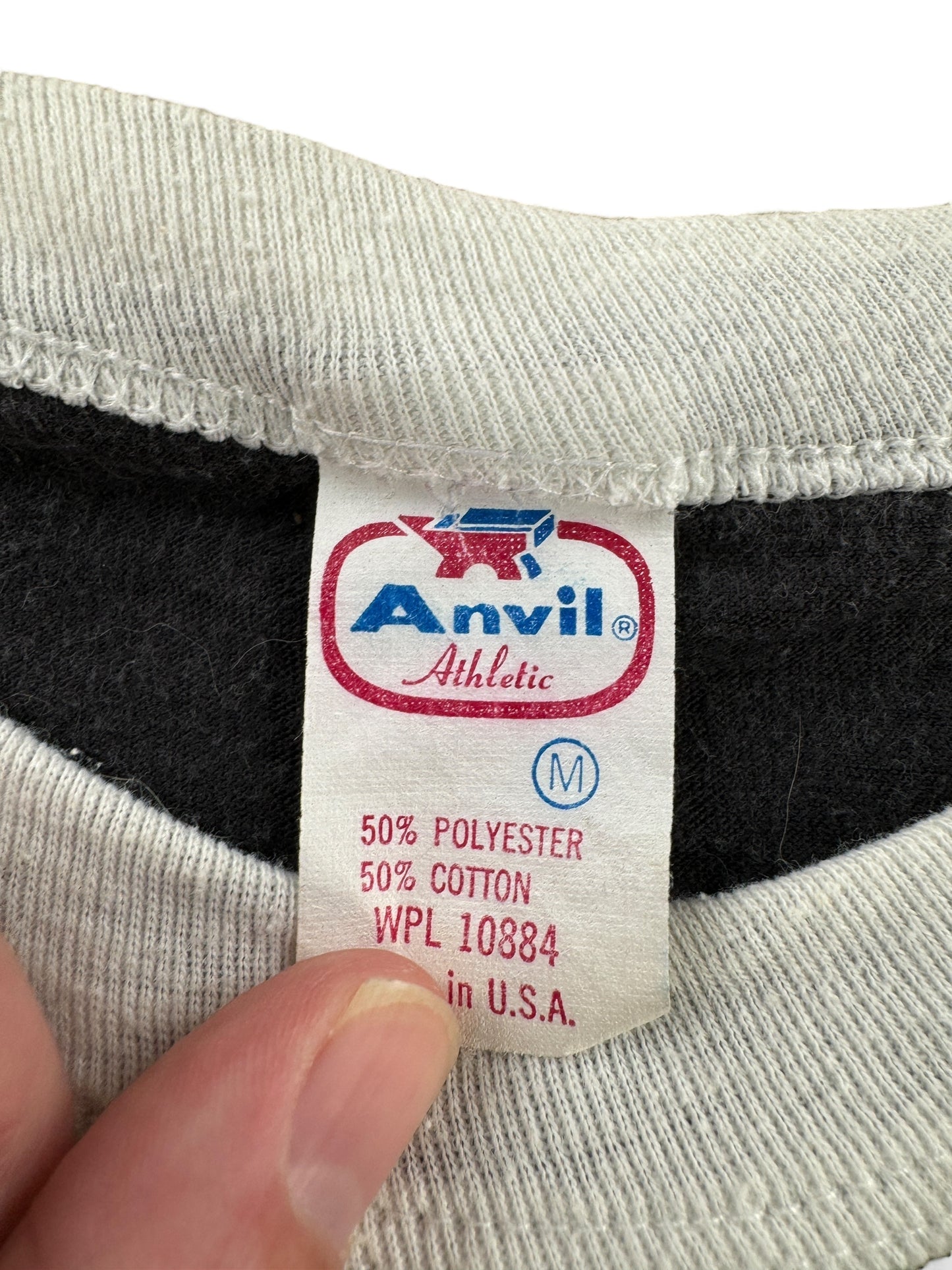Tag on Vintage Cheap Trick '81 Raglan
