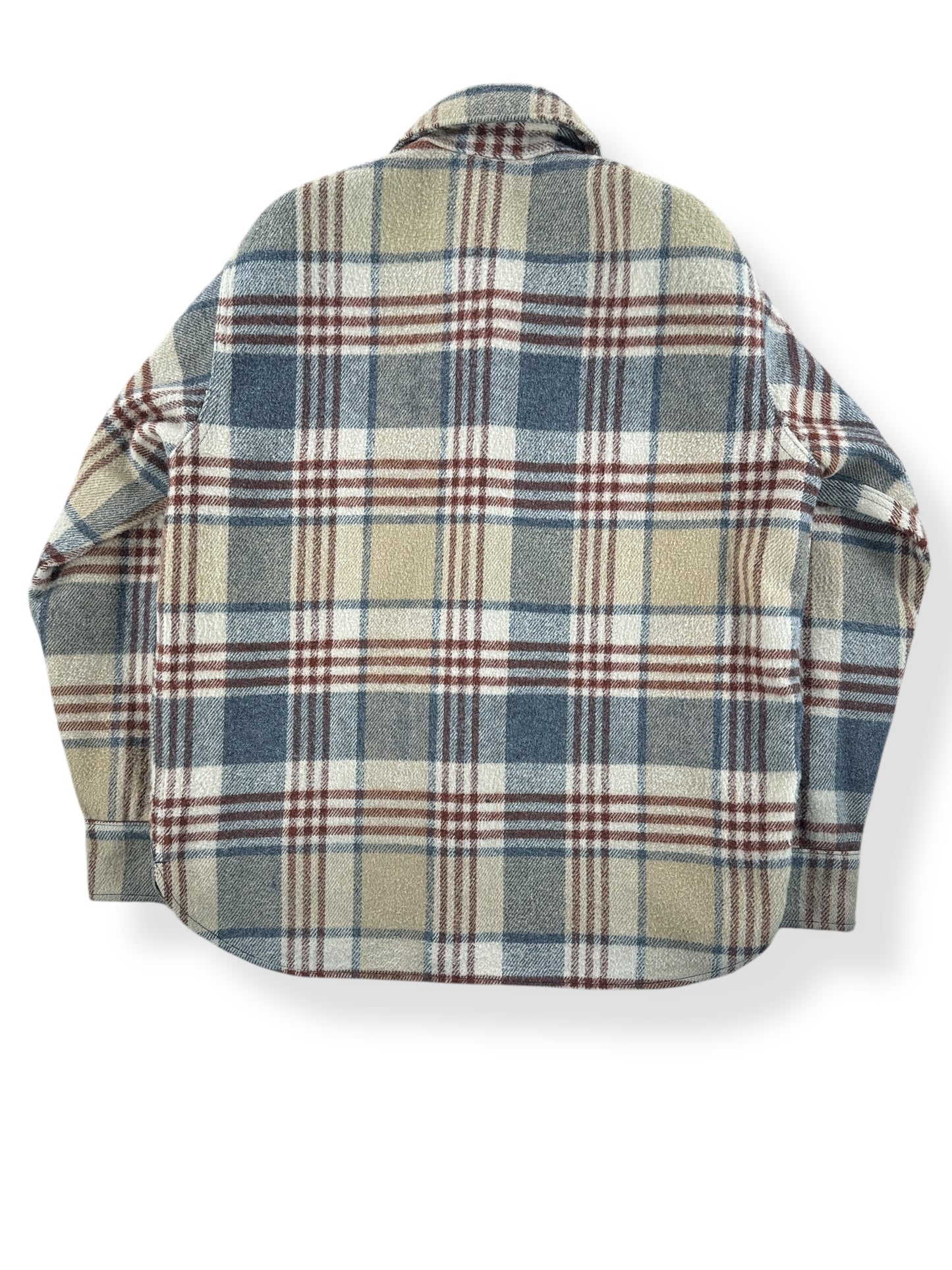 Back of Vintage Penney's CPO Flannel Jac-Shirt SZ L