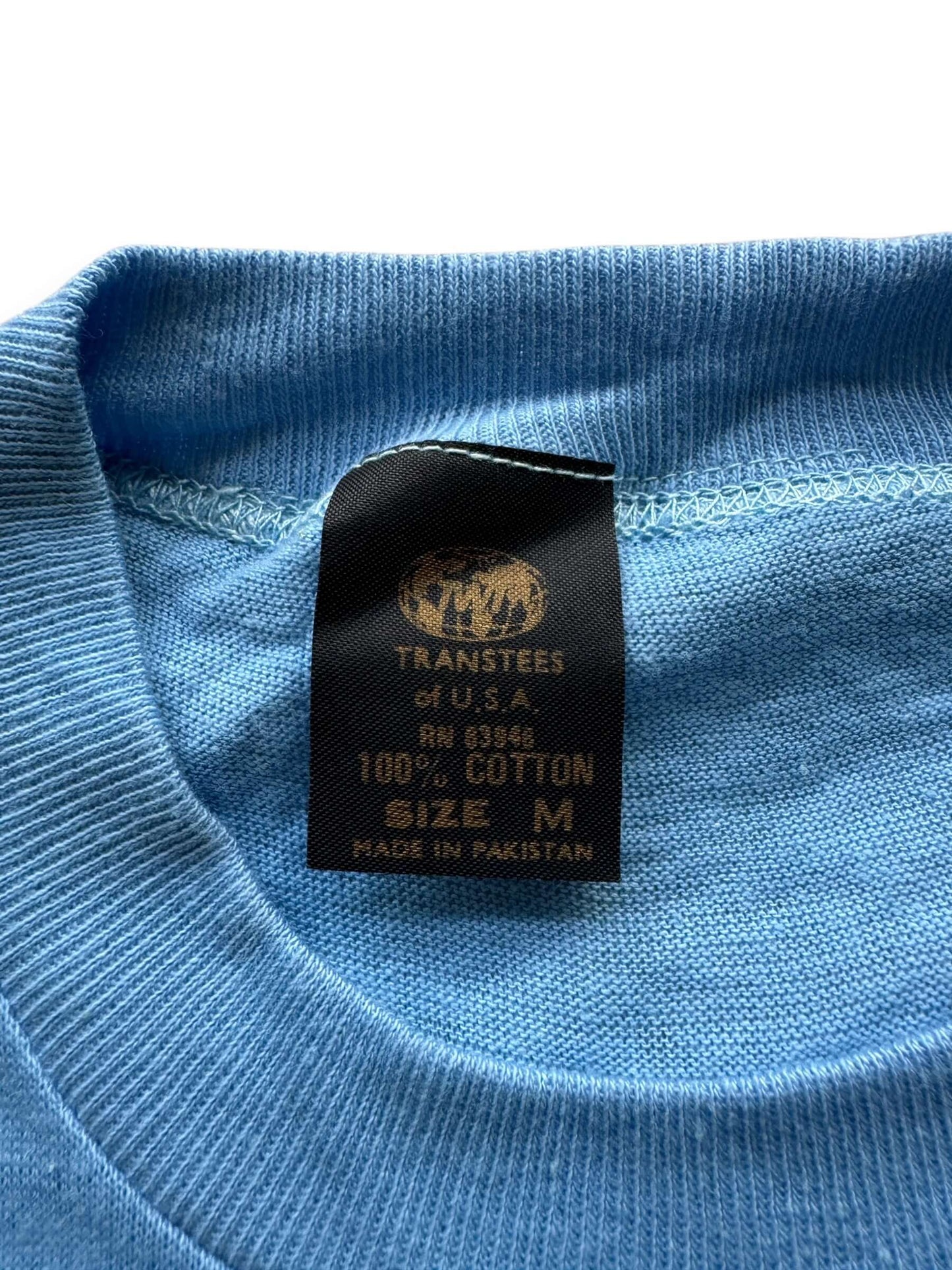 tag on Vintage Light Blue Hawaii Tee SZ M