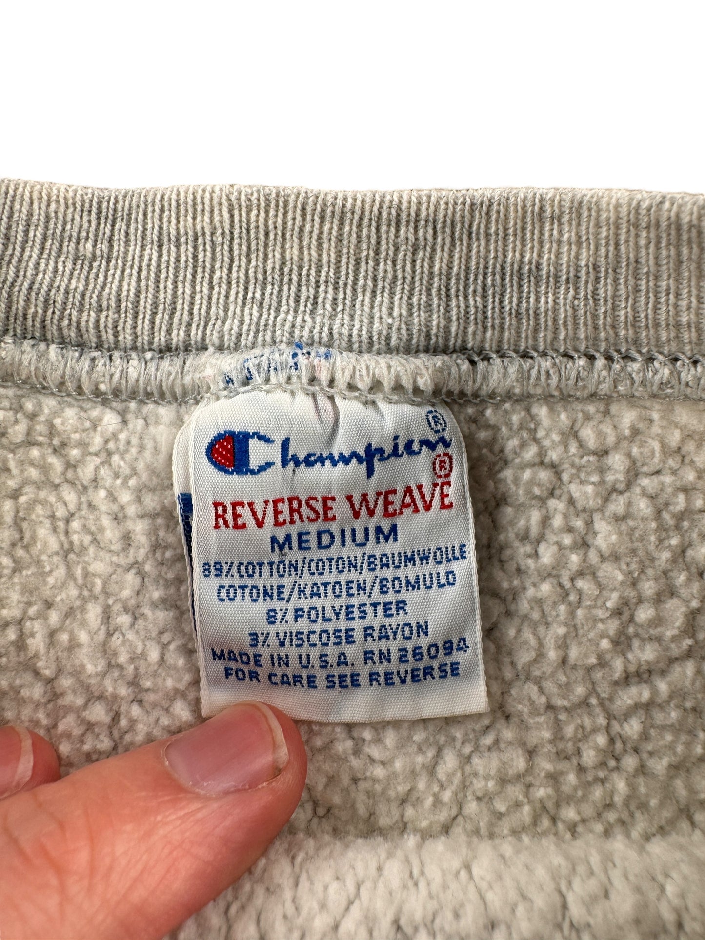 Tag on Vintage Champion Reverse Weave Dartmouth Crewneck SZ M