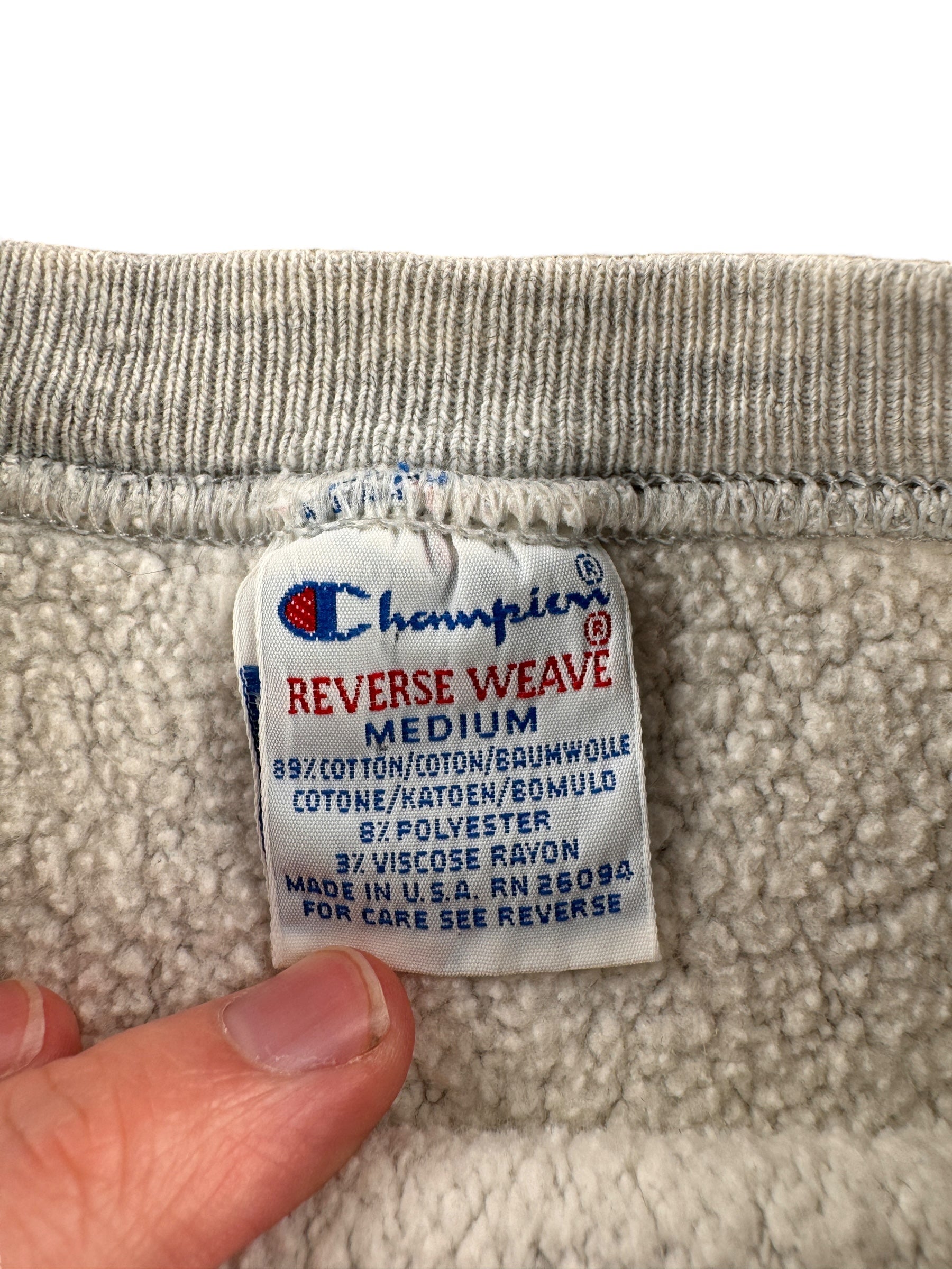 Tag on Vintage Champion Reverse Weave Dartmouth Crewneck SZ M