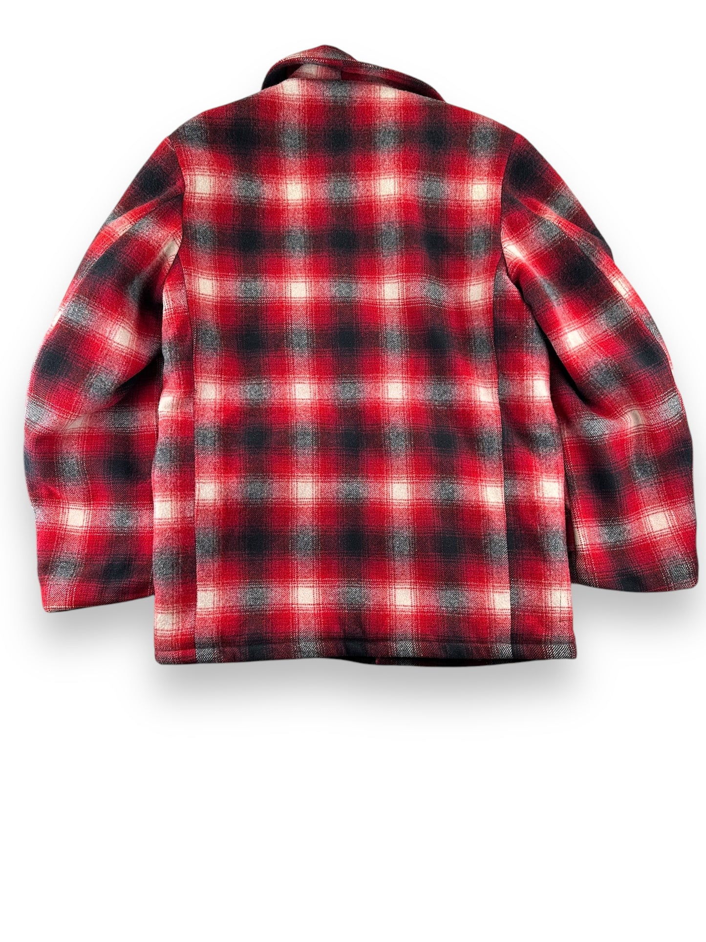 Rear View of Vintage Weather Wise Outdoorsman Wool Jacket SZ L