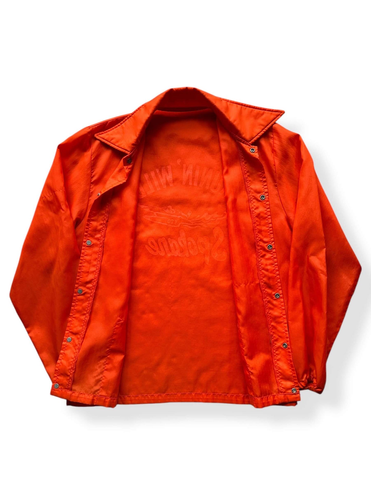 Inside of Runin Wild Spokane Hydroplane Jacket SZ XL
