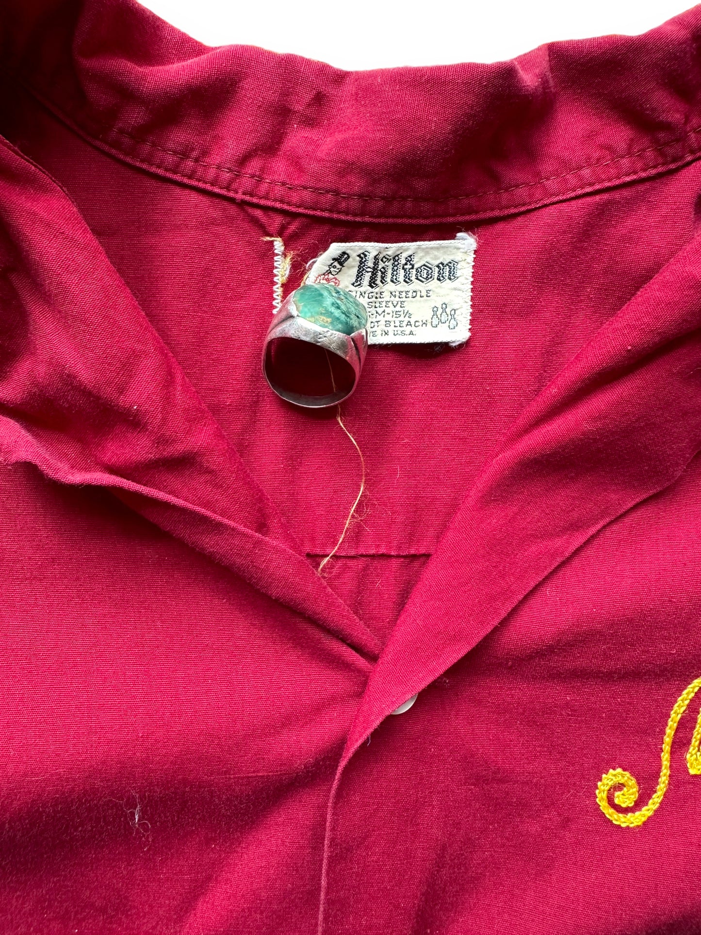 Tag VIew of Vintage Holly Lanes O'Dea Lass Seattle Bowling Shirt SZ M | Vintage Bowling Shirt Seattle | Barn Owl Vintage Seattle