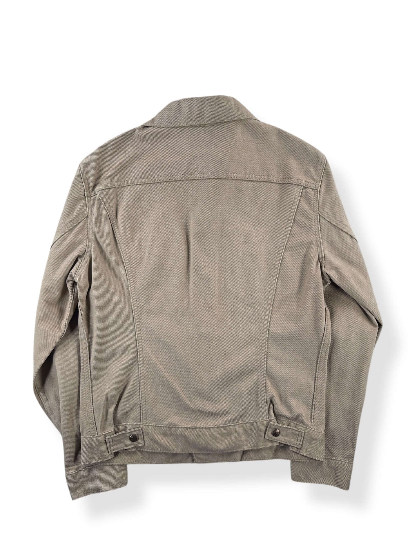 Back of Vintage Levis 70505-4023 Beige Trucker Jacket SZ 40