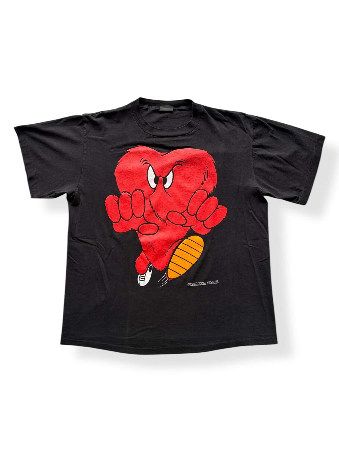 Front of Vintage Warner Bros Gossamer Looney Tunes Tee SZ XL