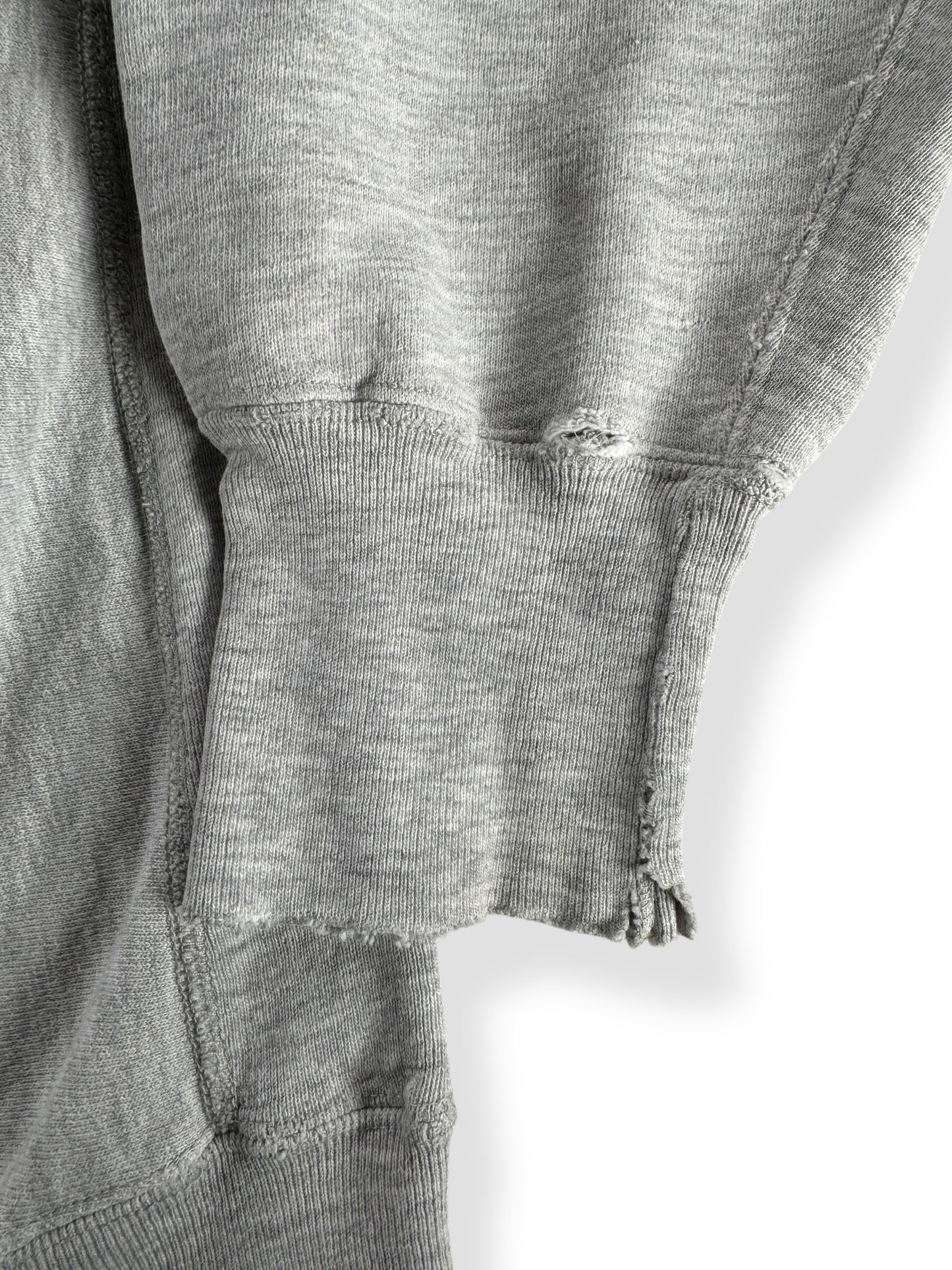 Cuff on Vintage Johnson State Reverse Weave SZ L