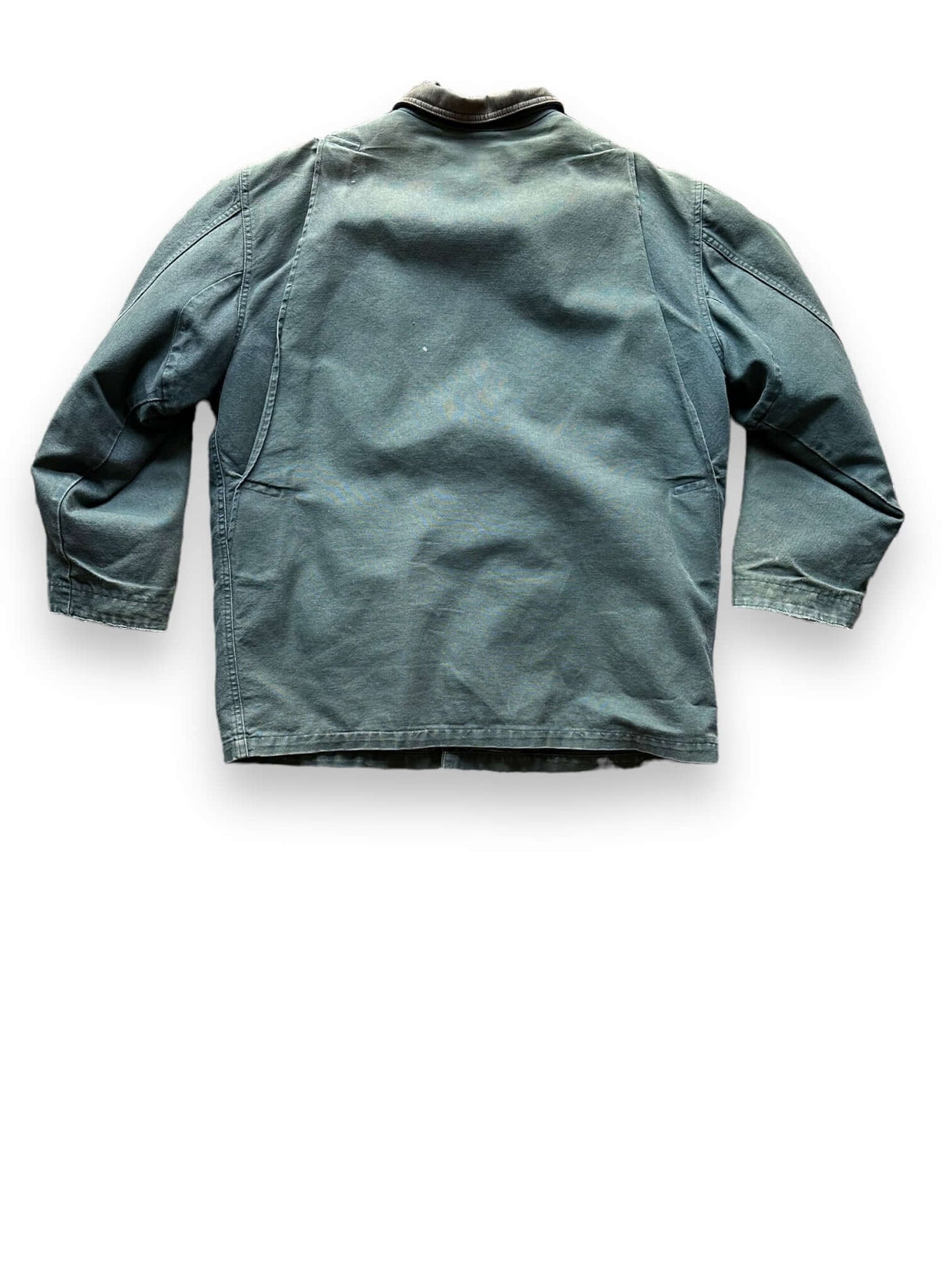 Rear View of Vintage L.L. Bean Green Barn Coat SZ XL | Vintage Barn Jacket Seattle