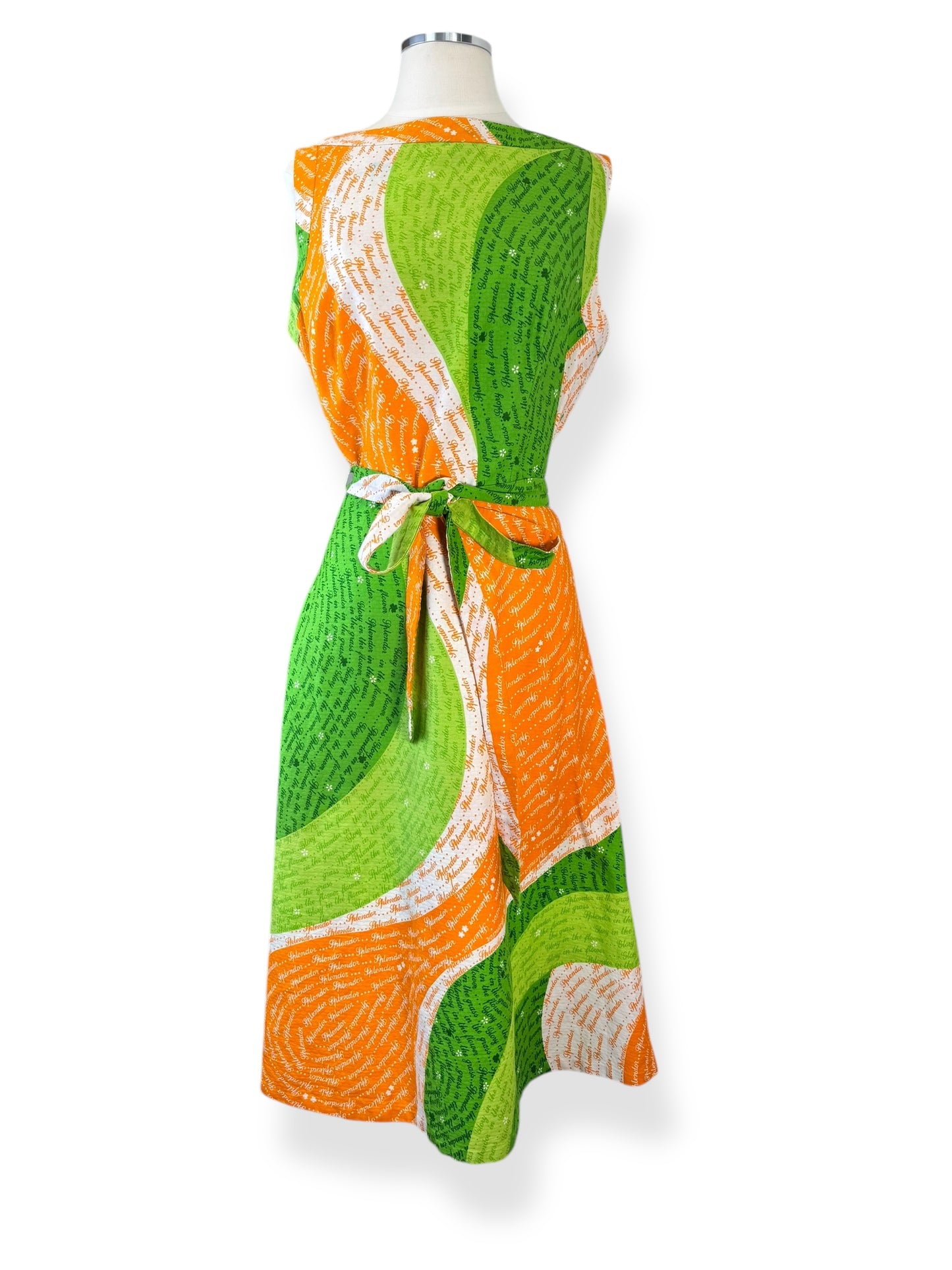 Front view of 1960s Malia "Splendor in the Grass" Dress M