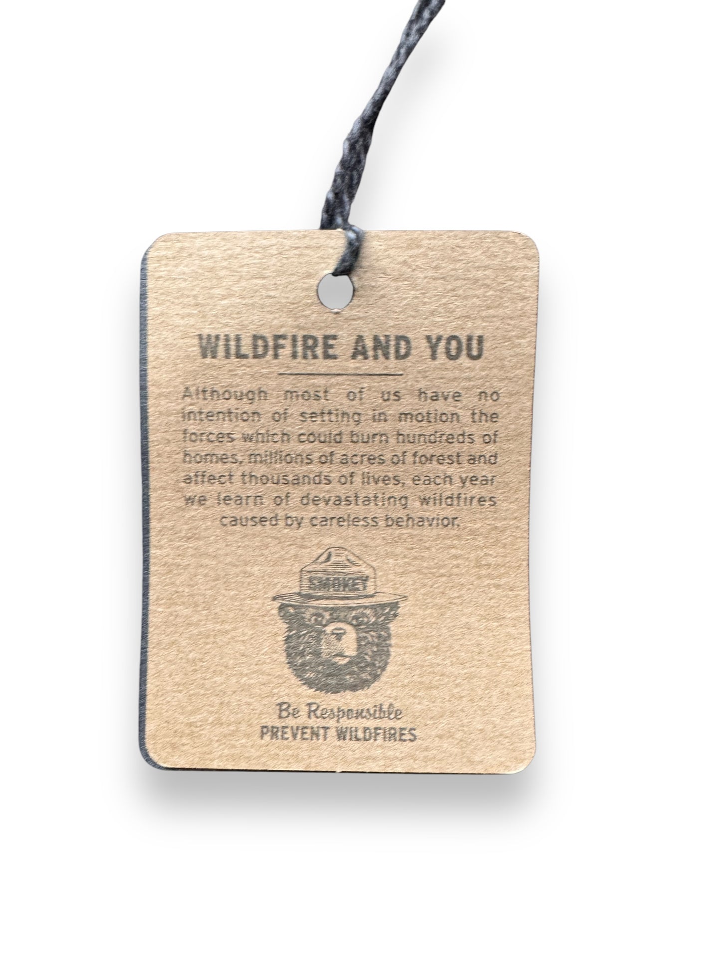 paper tag on NWT Filson Smokey the Bear 75th Anniversary Tee SZ M