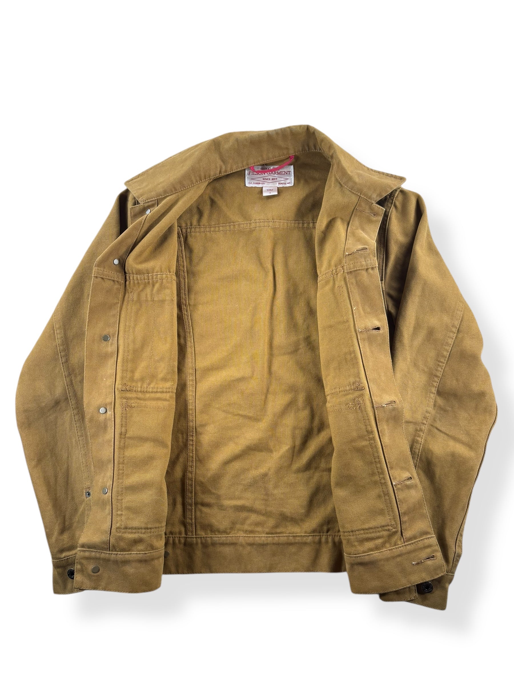 Inside of Modern Filson Short Lined Cruiser Jacket SZ S