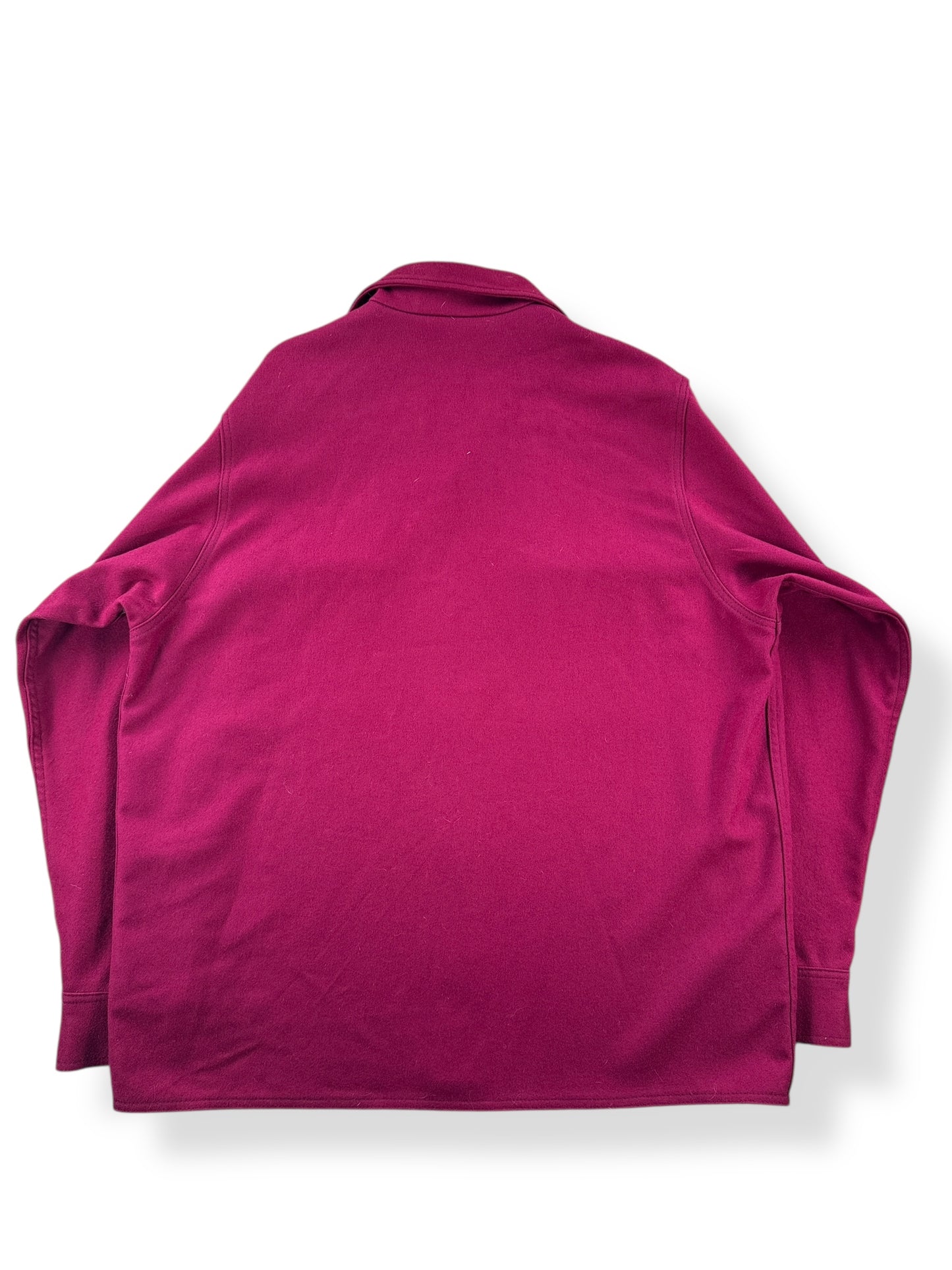 Back of Vintage Filson Burgundy Jac Shirt SZ 46