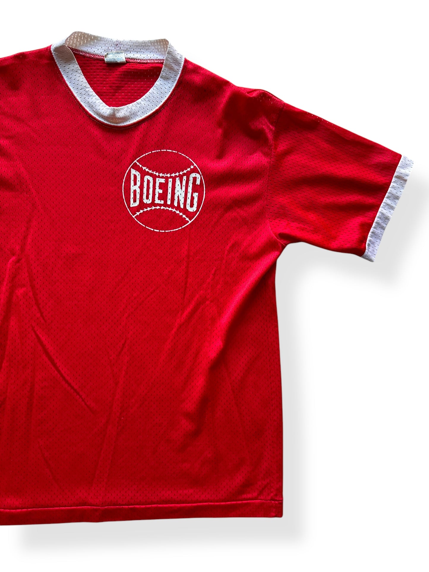 Front Left of Vintage Boeing Champion Jersey SZ L