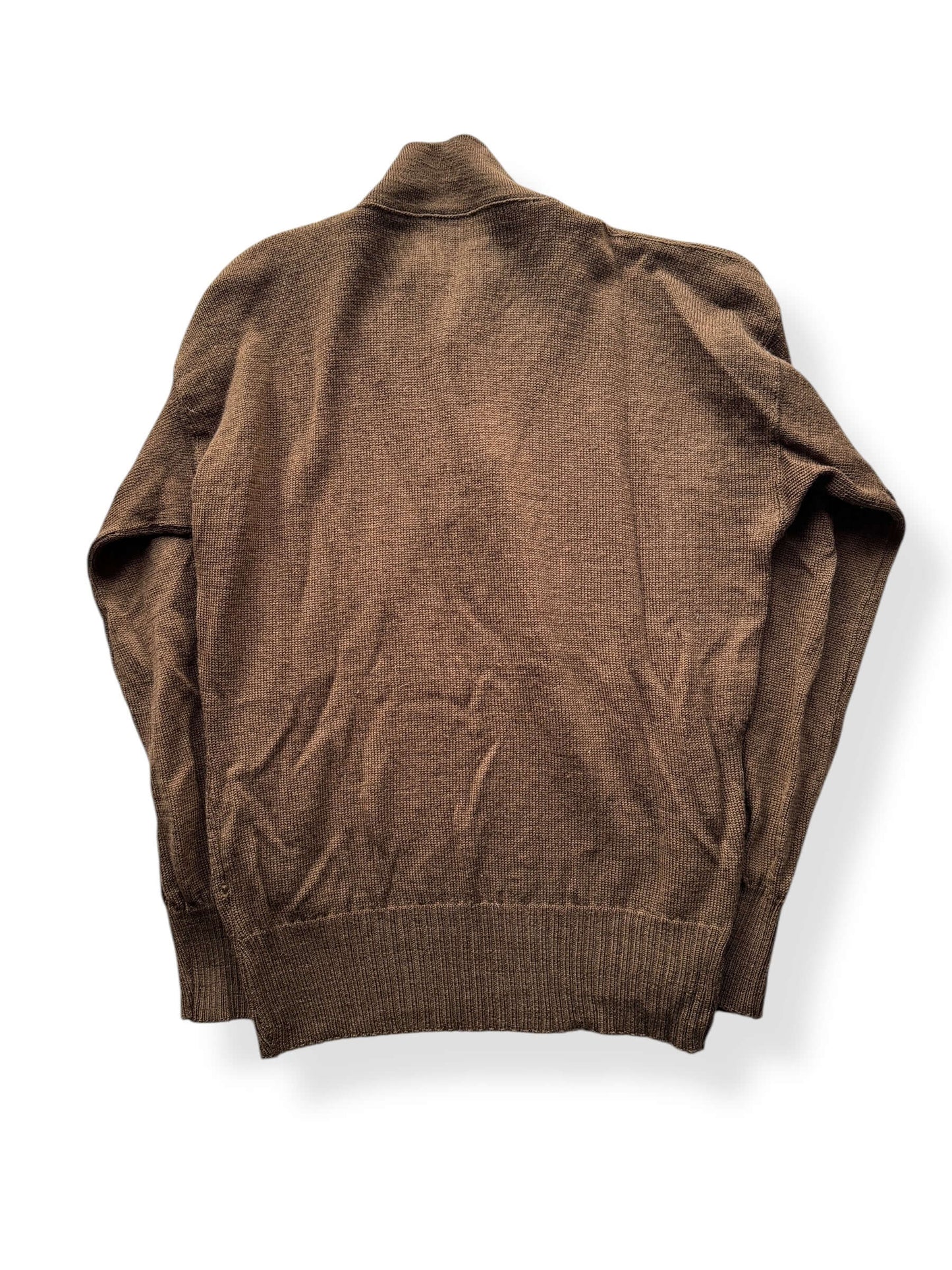 Back of US Military Wool Blend Henley SZ XL