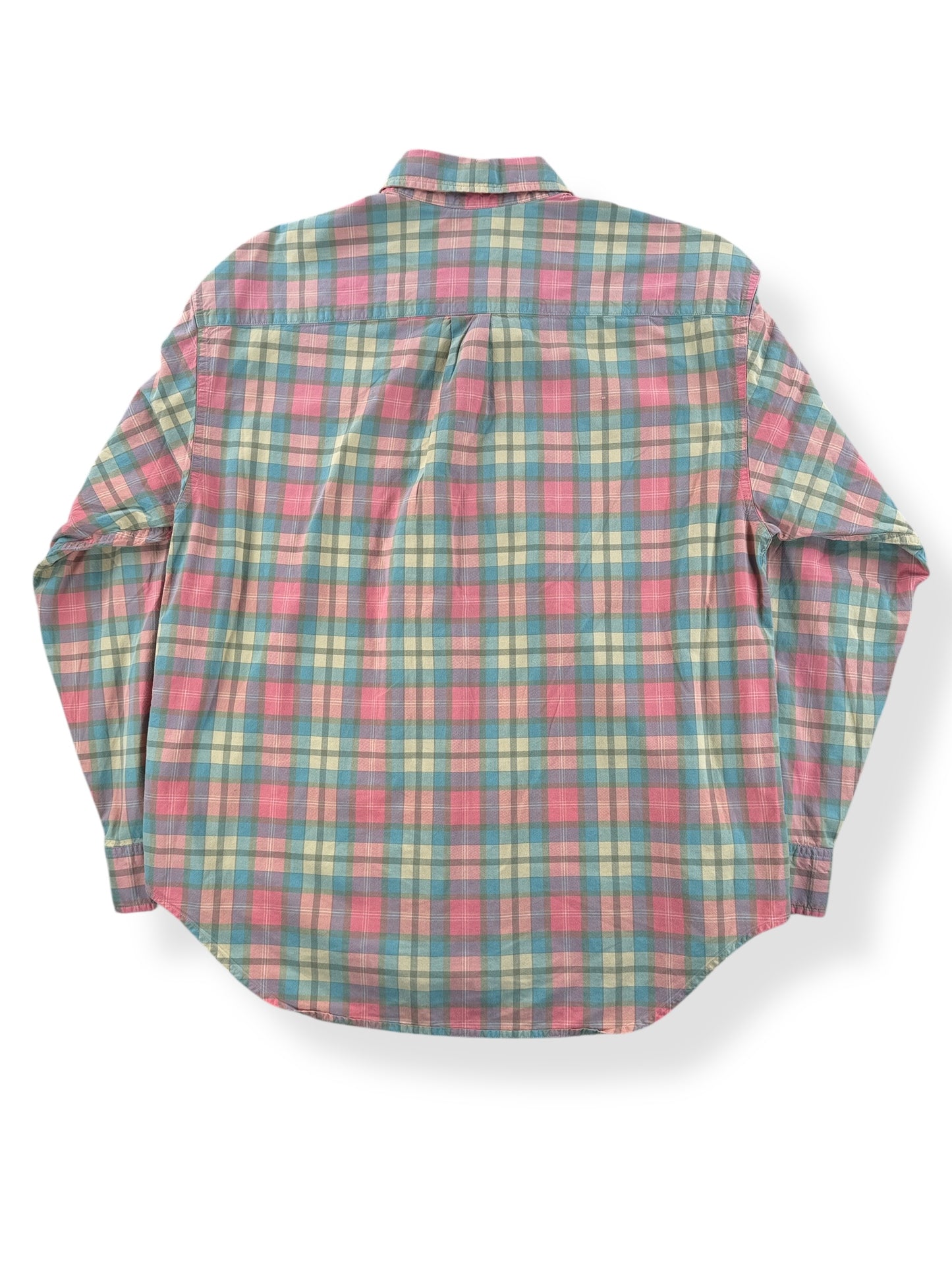Back of Vintage Muted Pastel Gap Shirt SZ XL