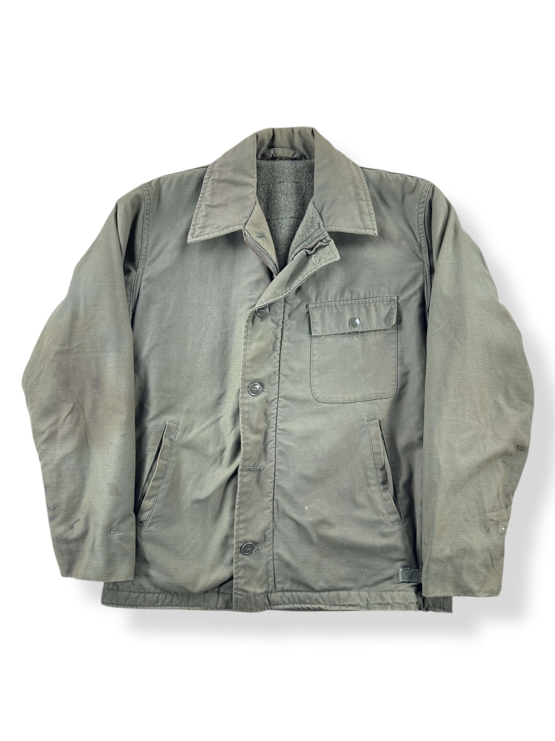 ジャケット・アウター A-2 Deck Jacket Vintage Vintage A-2 Deck Jacket SZ L AS IS – The Barn Owl Vintage Goods