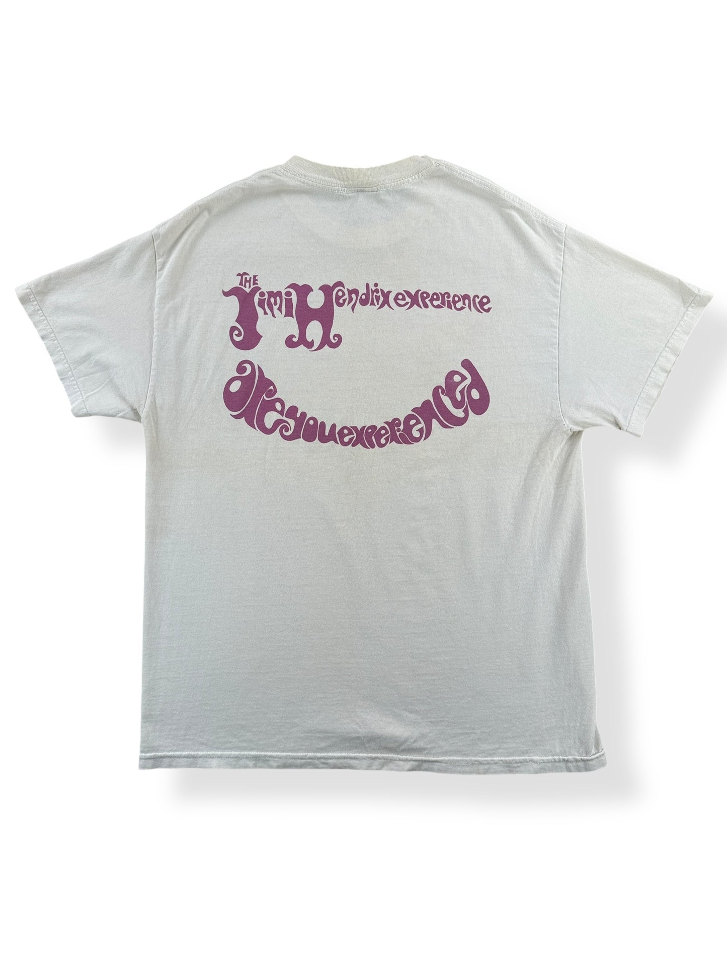 Back of Vintage Y2k Zion Rootswear Jimi Hendrix Tee SZ L