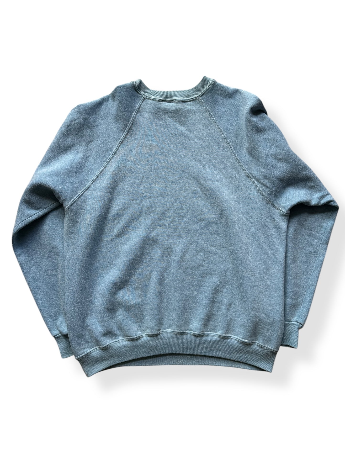 Back of Vintage Robins Egg Blue Crewneck SZ XL