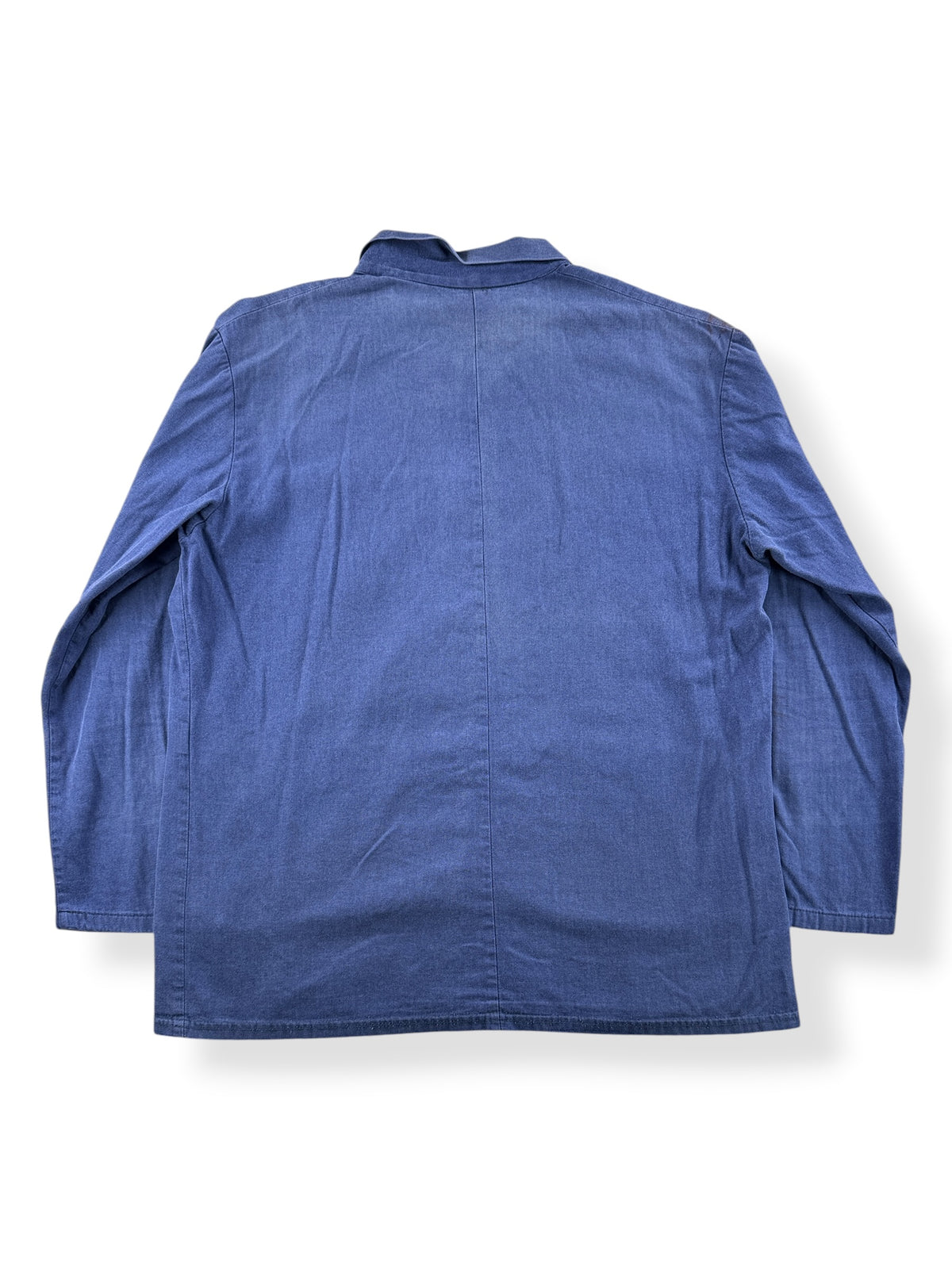 Back of Vintage French Chore Coat SZ L