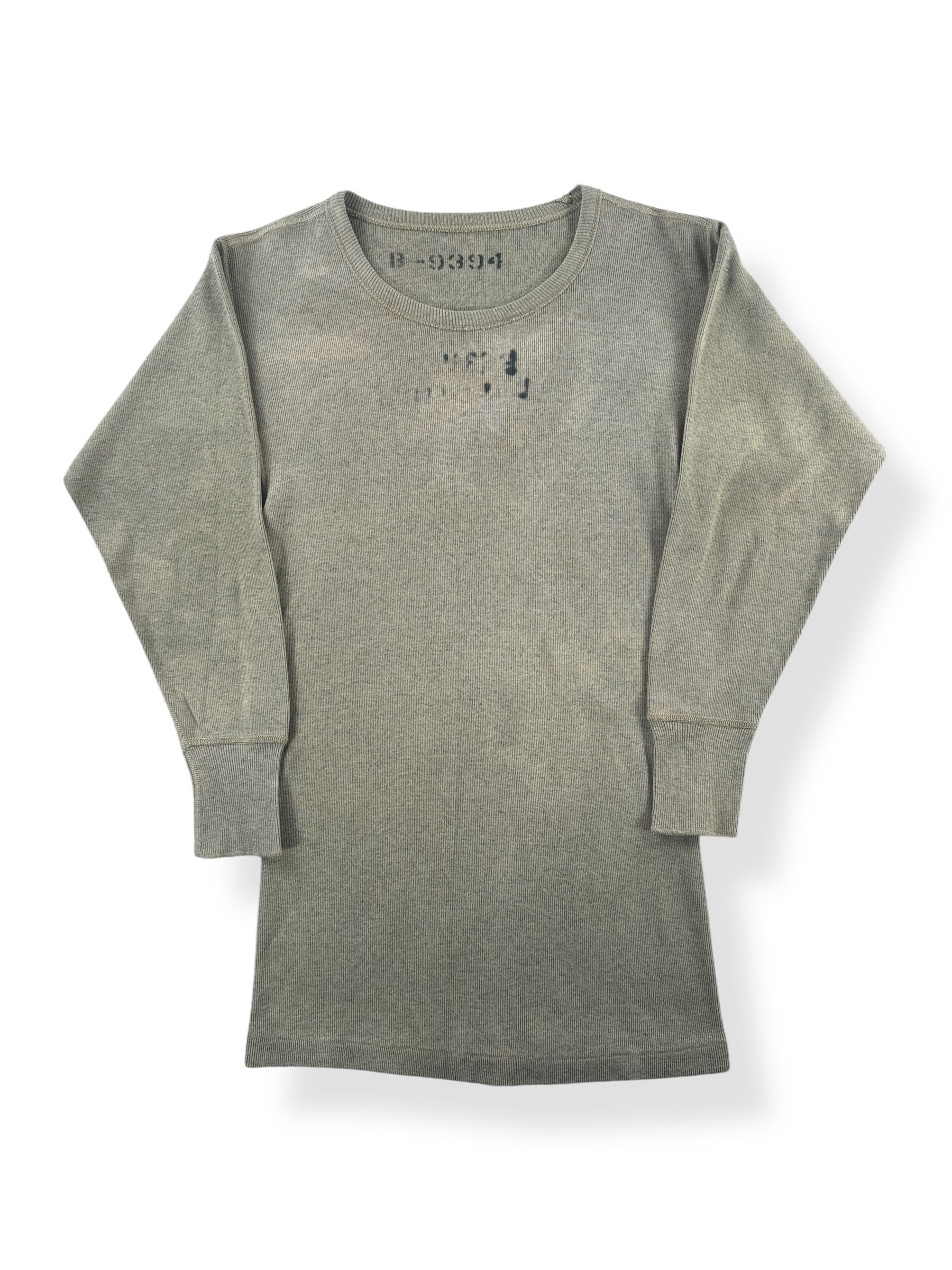 Front of Vintage Stenciled Military Pullover shirt SZ XS