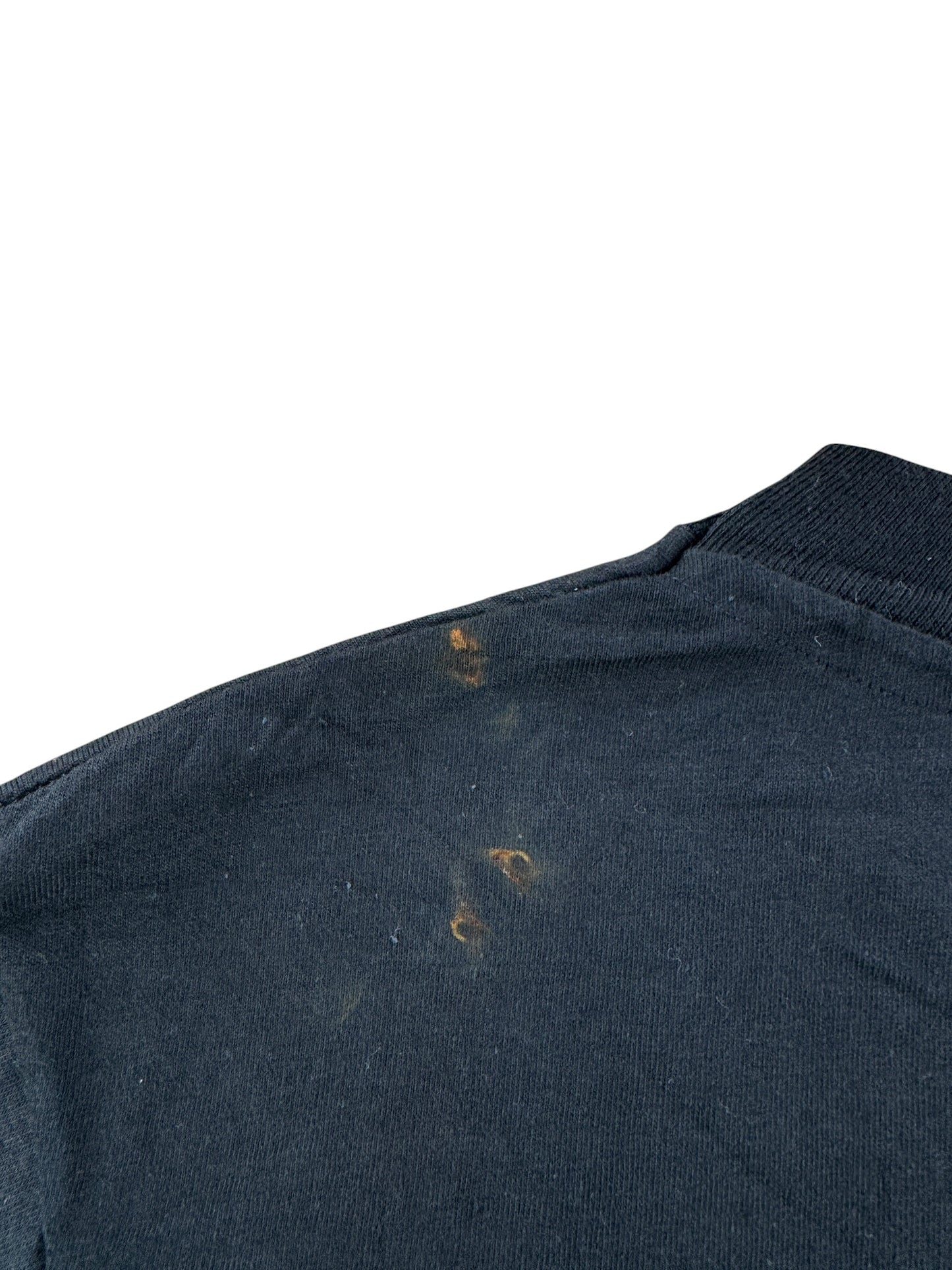 Staining on Vintage Bellevue Harley Davidson Logo Tee SZ M (Fits S)