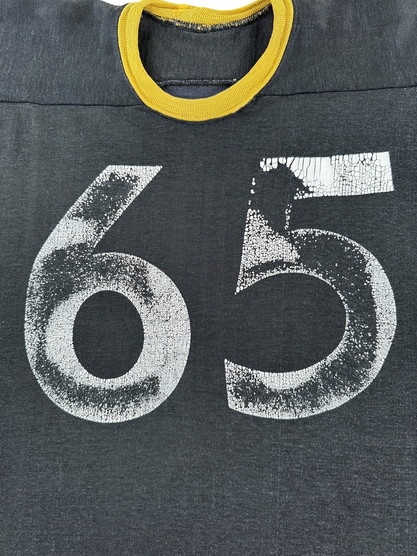Front Graphic of Vintage 1950s Durene Iowa Football Jersey SZ XXL