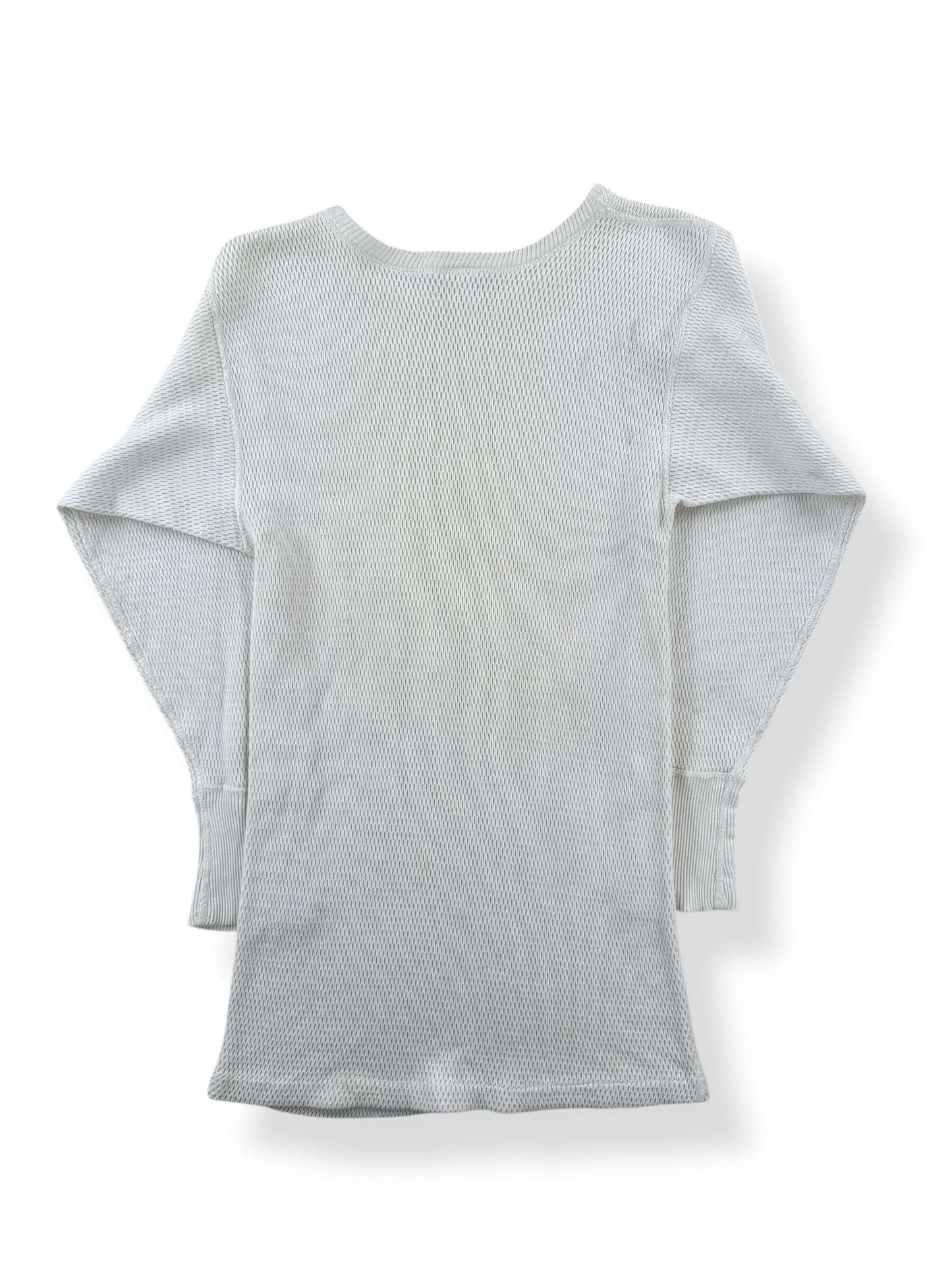 Back of Vintage Penney's Towncraft 100% Cotton Waffle Thermal Shirt SZ M (Fits XS)