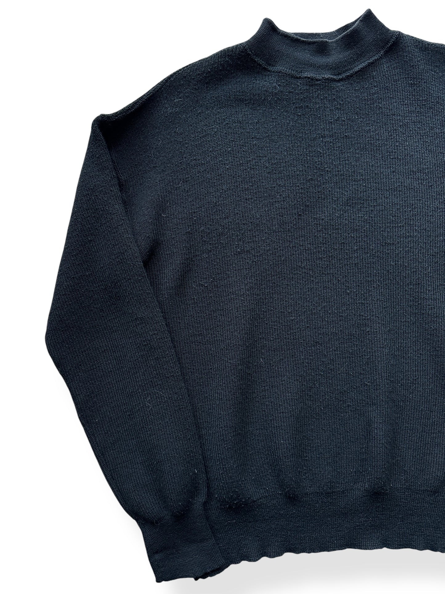 Front Right of Vintage Military Wool Blend Sweater SZ L