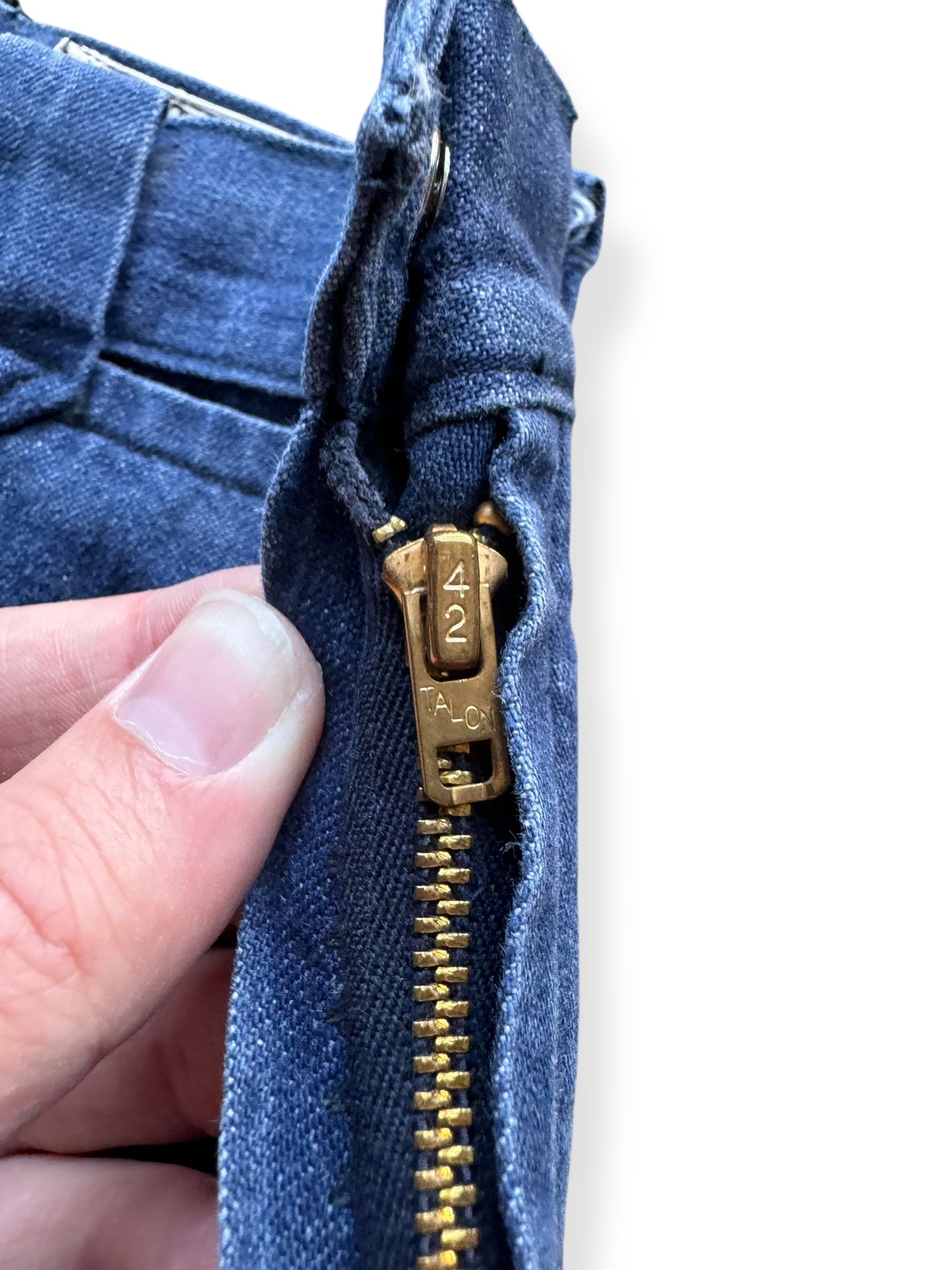 Zipper on Vintage Lee Frontier Lady Side Zip Jeans W25