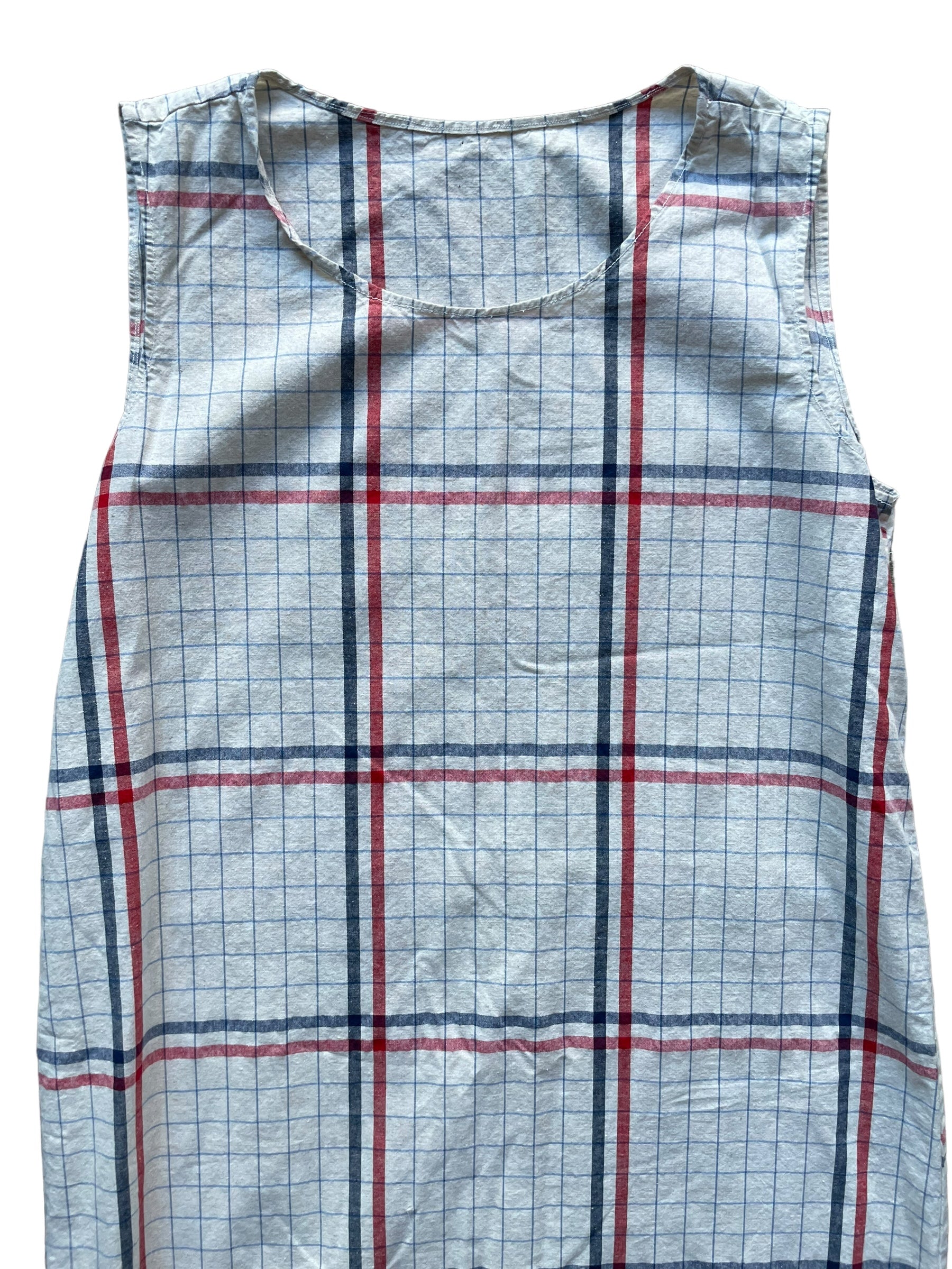 Front top view of Handmade Feed Sack Dress Sz M-XL