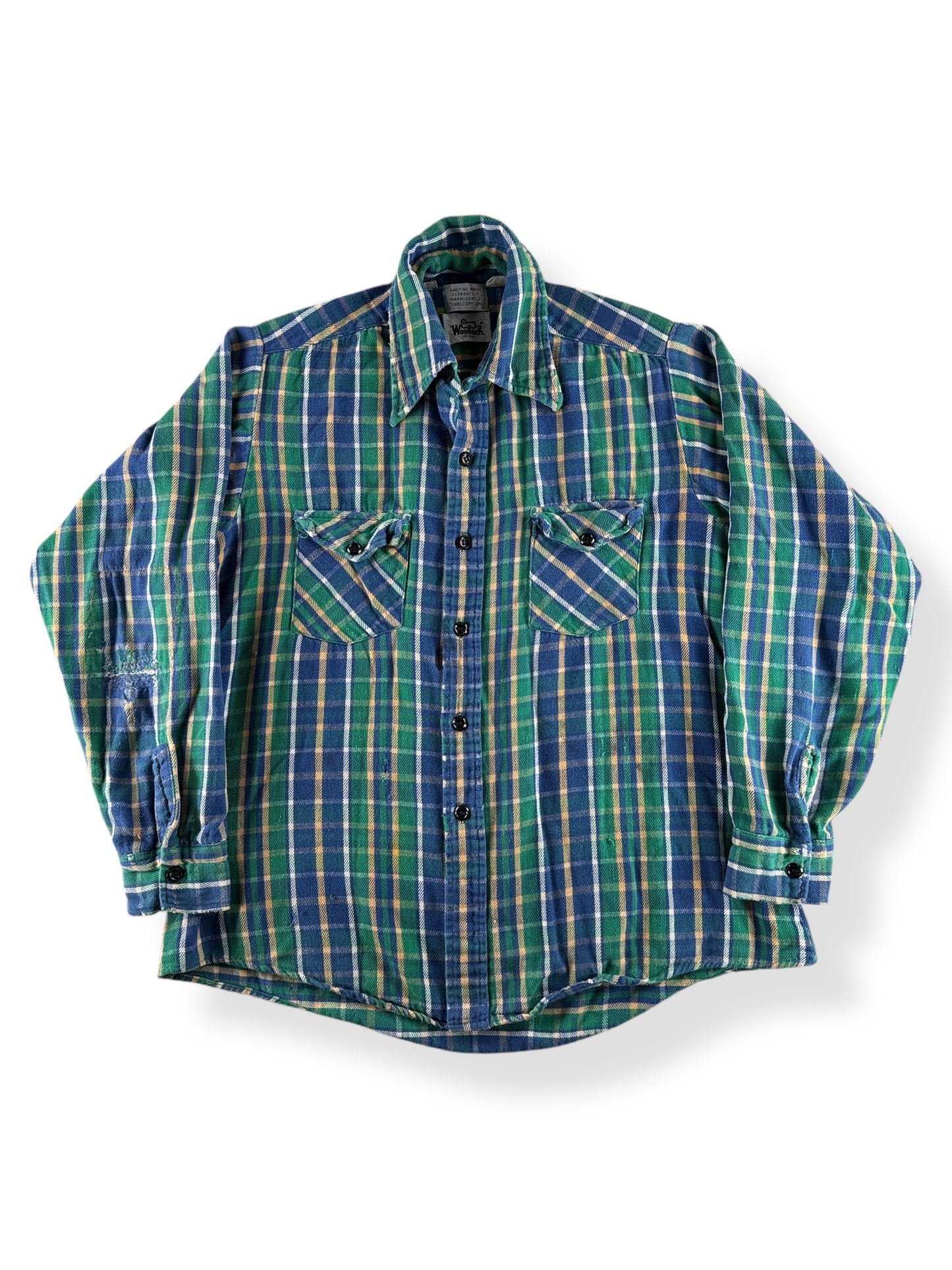 Front of Vintage Woolrich Cotton Flannel SZ L