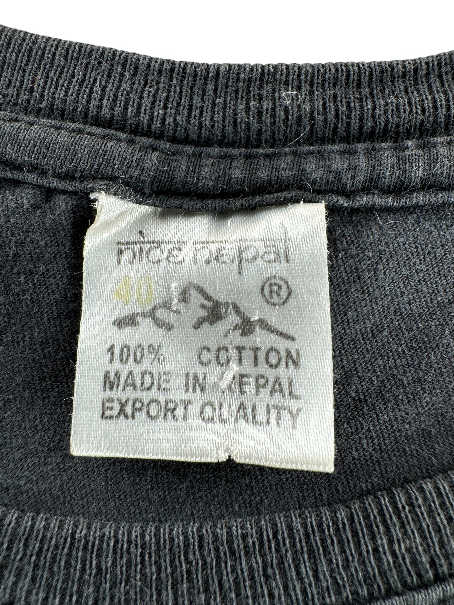 Tag on Vintage Nepal Souvenir Tee SZ M